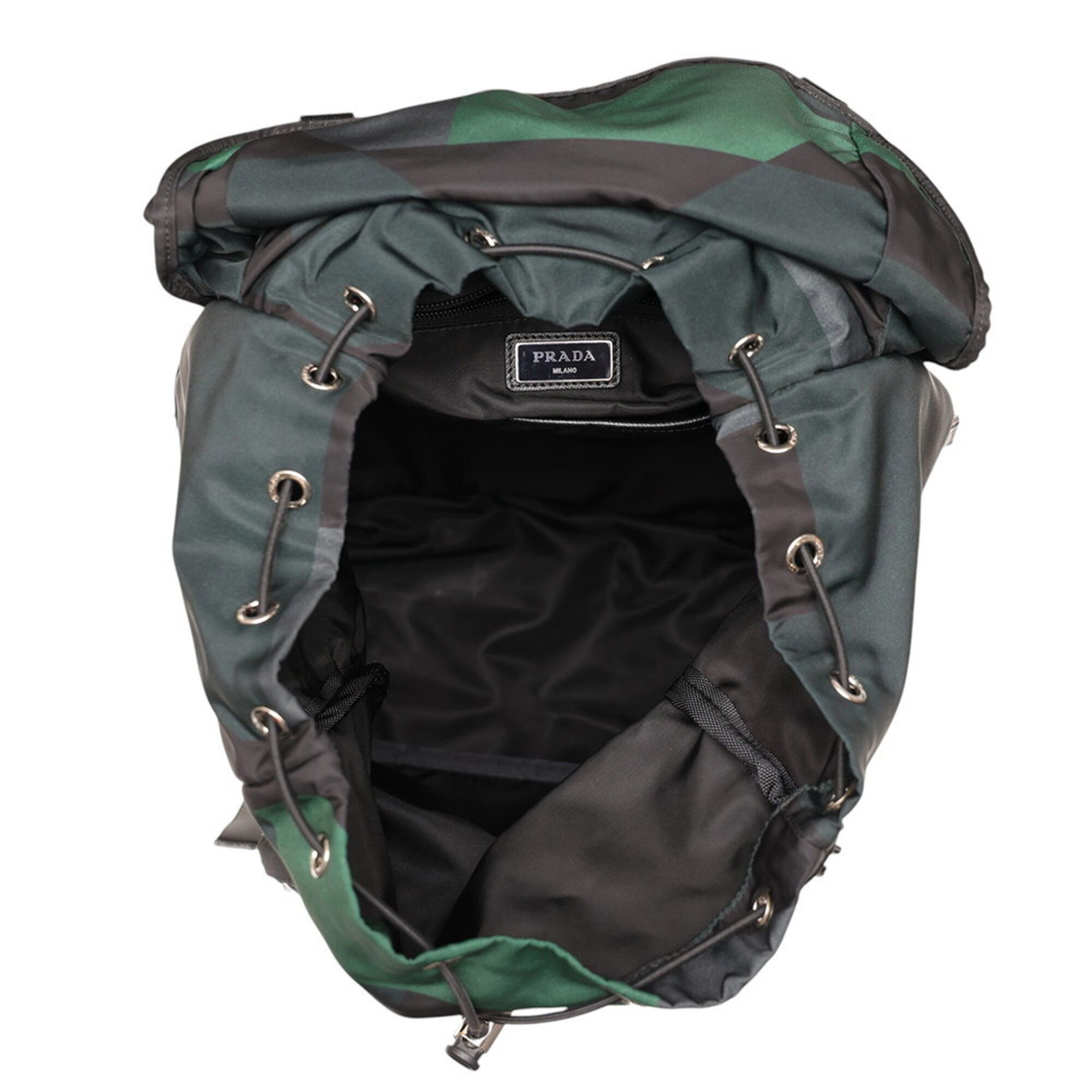 Nylon Leather Backpack (Pre-Owned) - Prada - Modalova