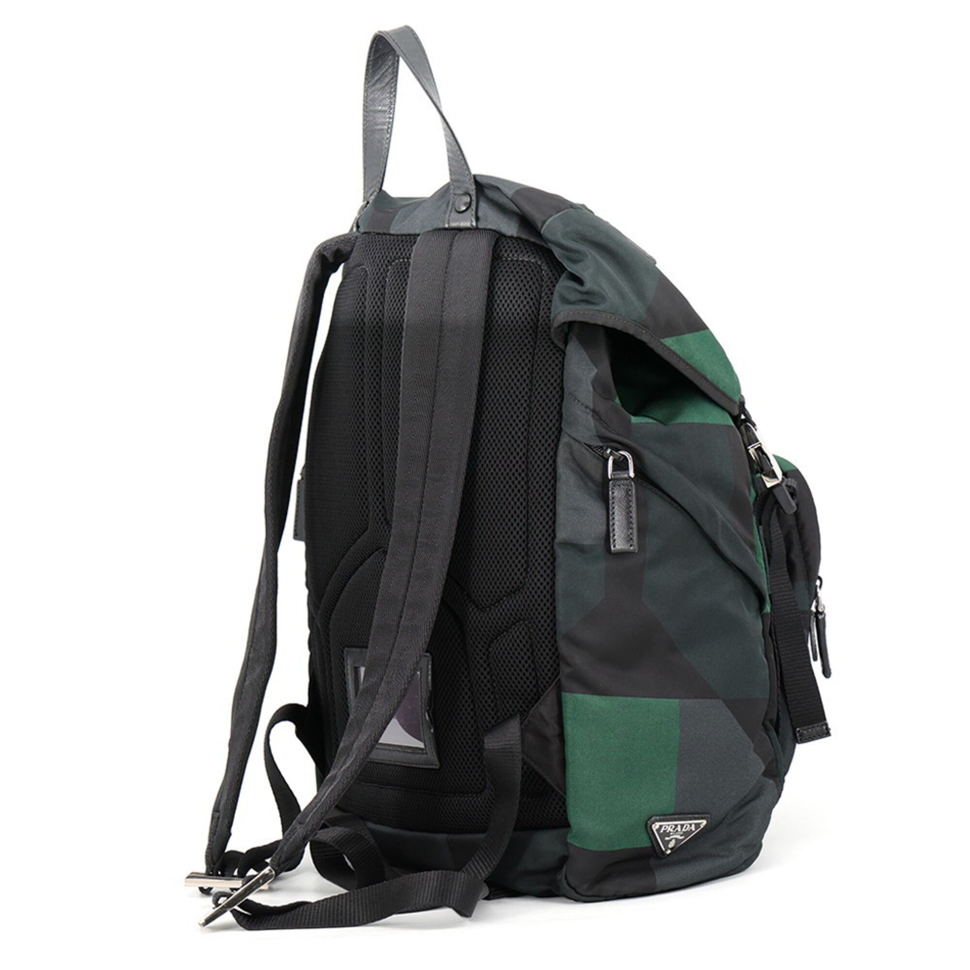 Nylon Leather Backpack (Pre-Owned) - Prada - Modalova