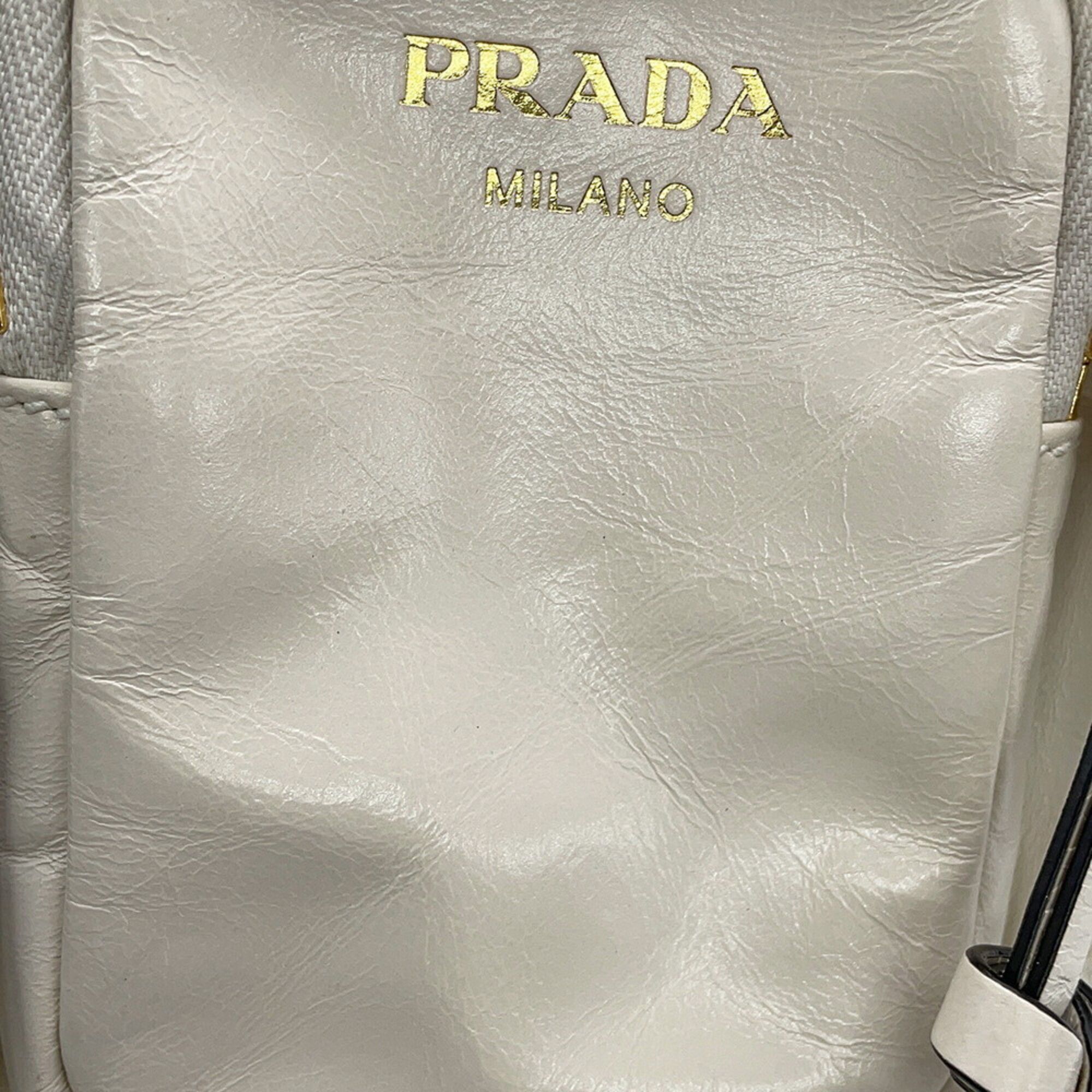 Leather Handbag (Pre-Owned) - Prada - Modalova