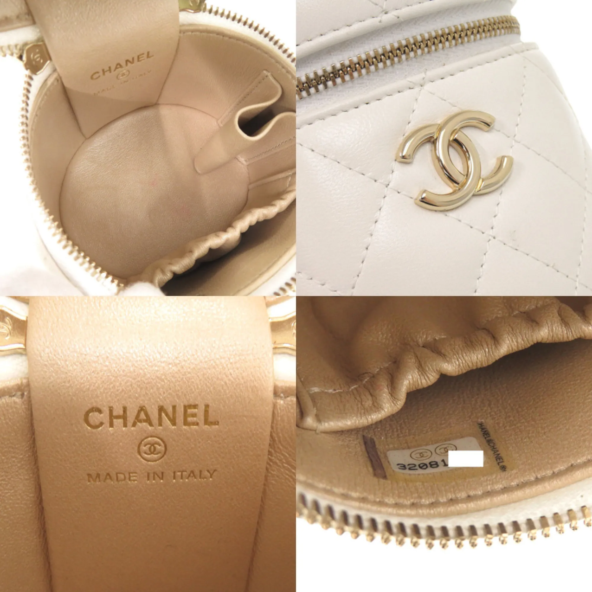Leather Vanity Bag (Pre-Owned) - Chanel - Modalova