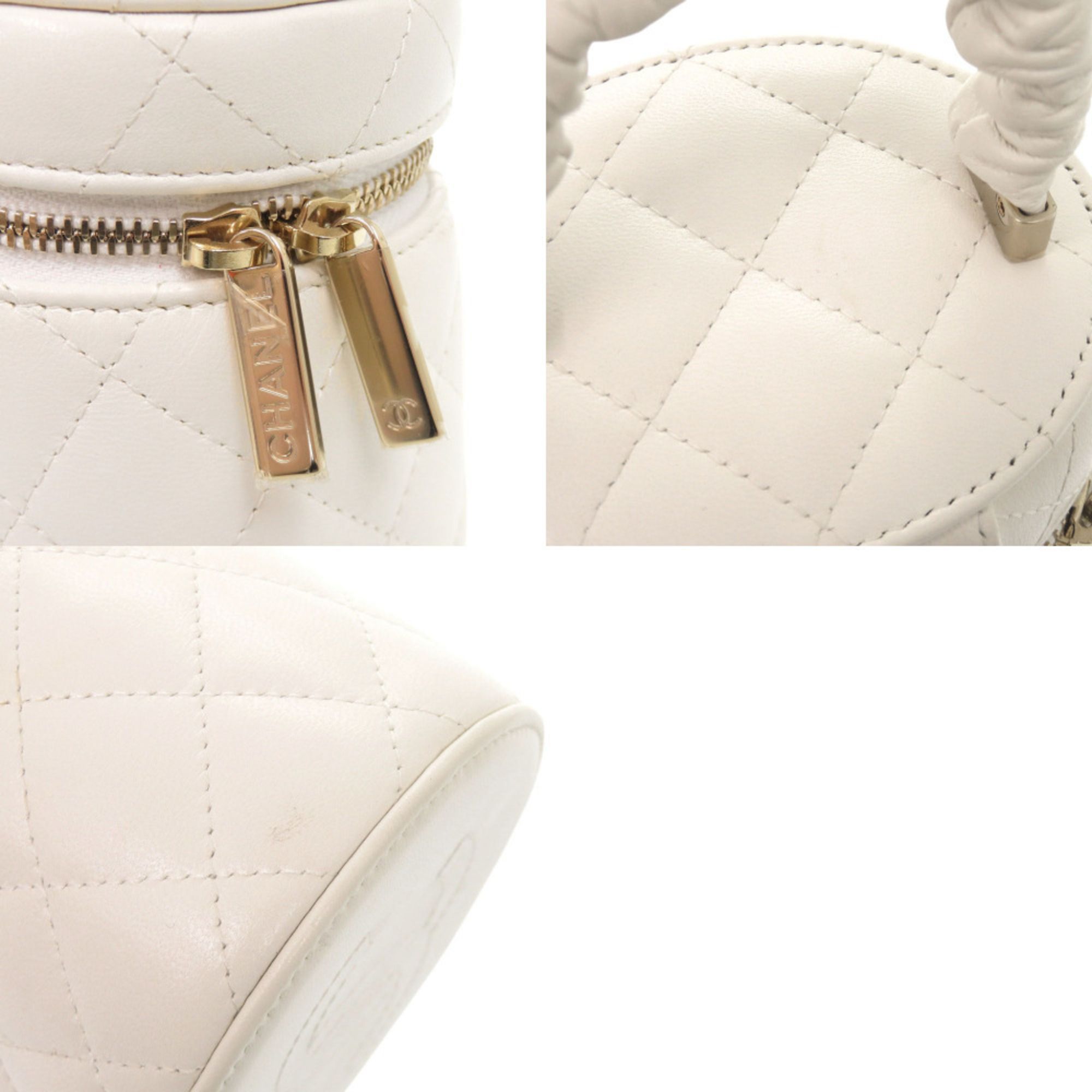 Leather Vanity Bag (Pre-Owned) - Chanel - Modalova