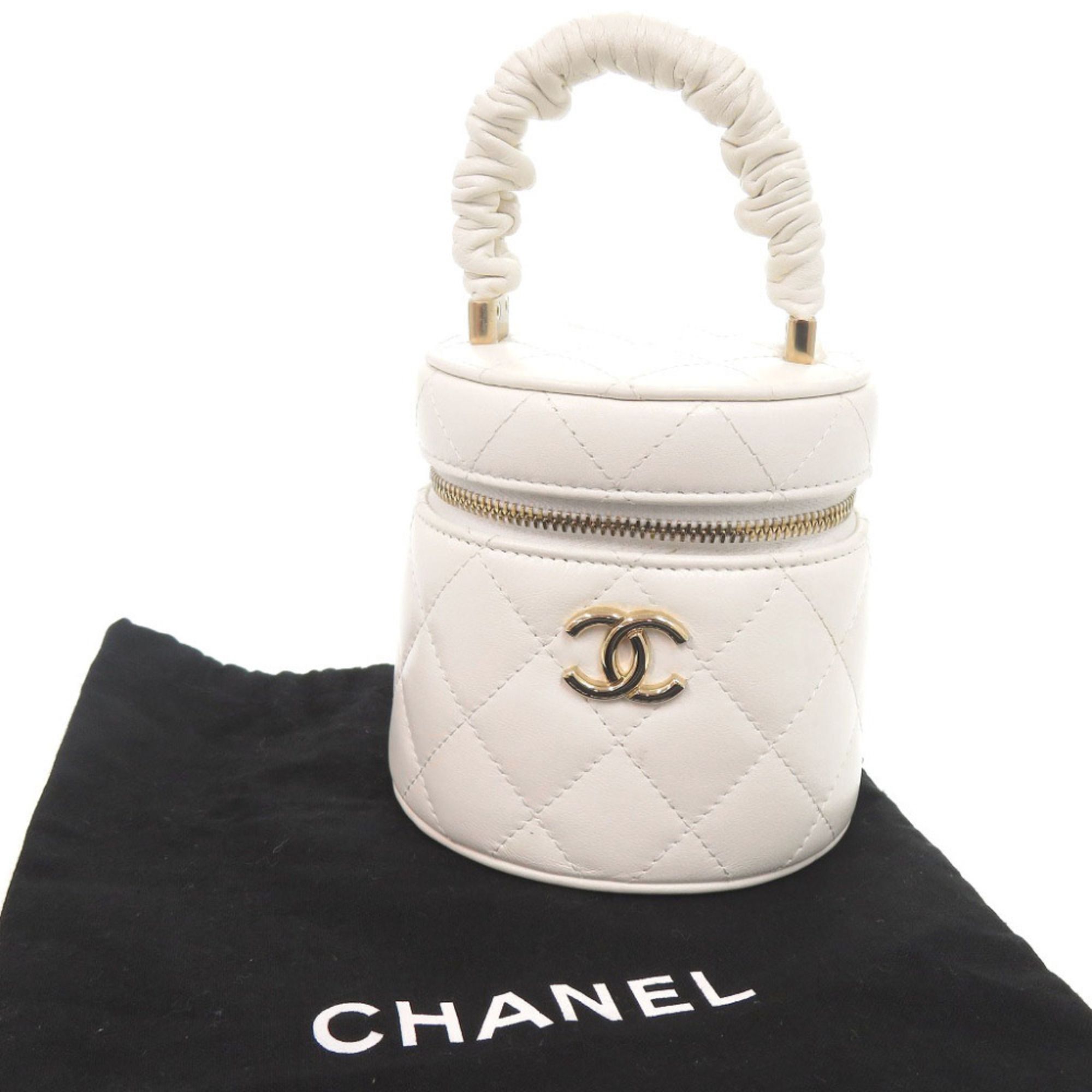 Leather Vanity Bag (Pre-Owned) - Chanel - Modalova