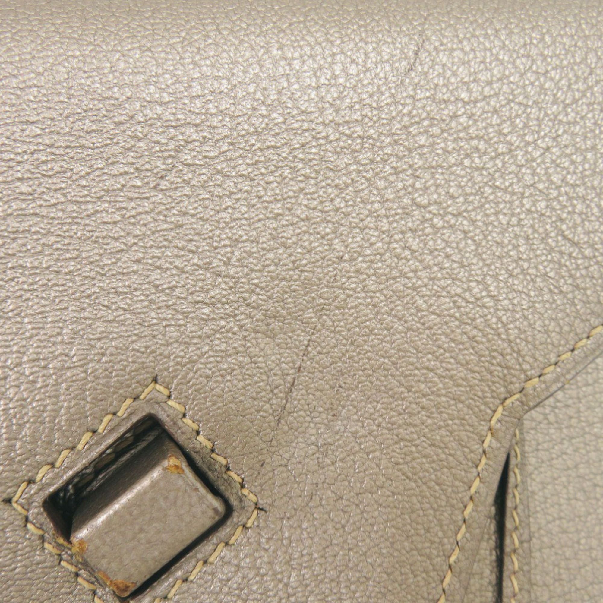 Chevre Leather Shoulder Bag (Pre-Owned) - Hermes - Modalova