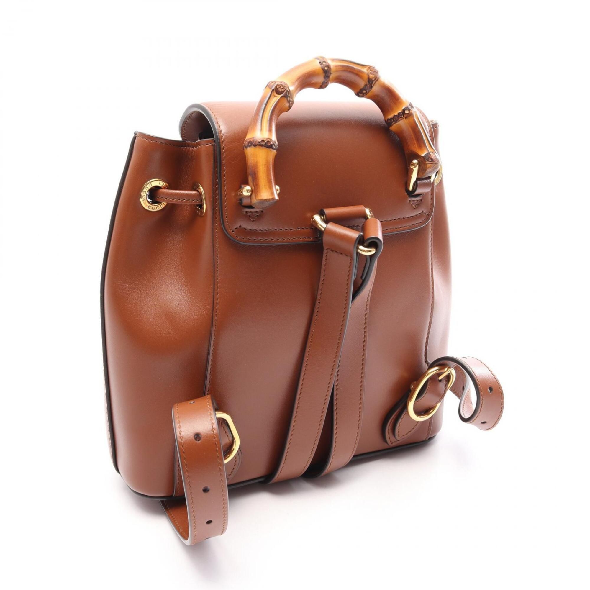 Leather Backpack Handbag (Pre-Owned) - Gucci - Modalova