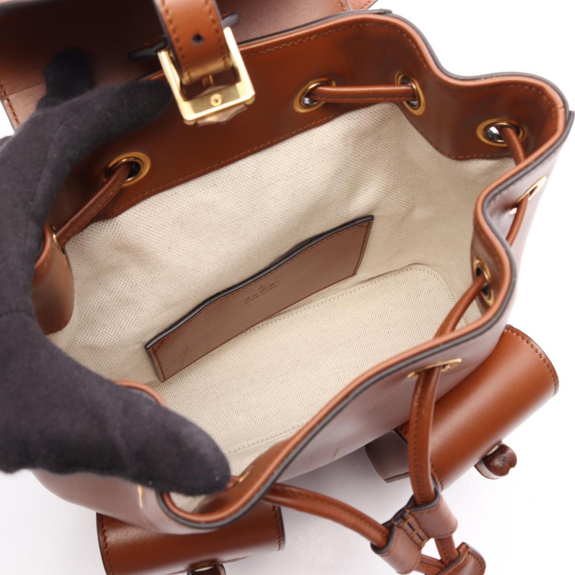 Leather Backpack Handbag (Pre-Owned) - Gucci - Modalova