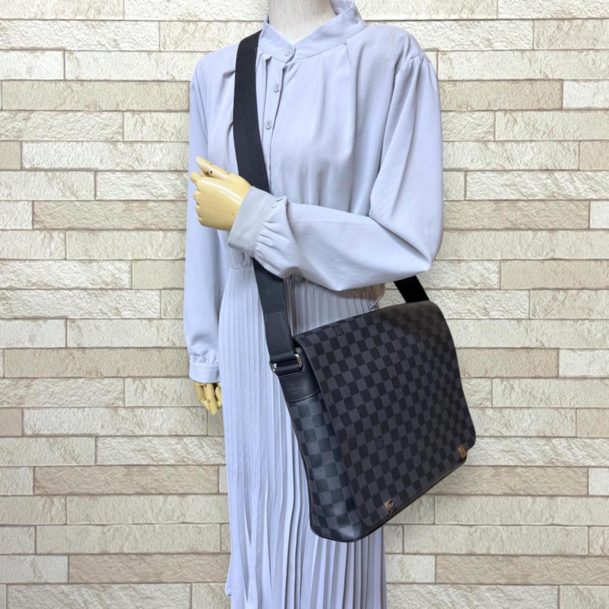 Damier Graphite Damier Graphite Shoulder Bag (Pre-Owned) - Louis Vuitton - Modalova