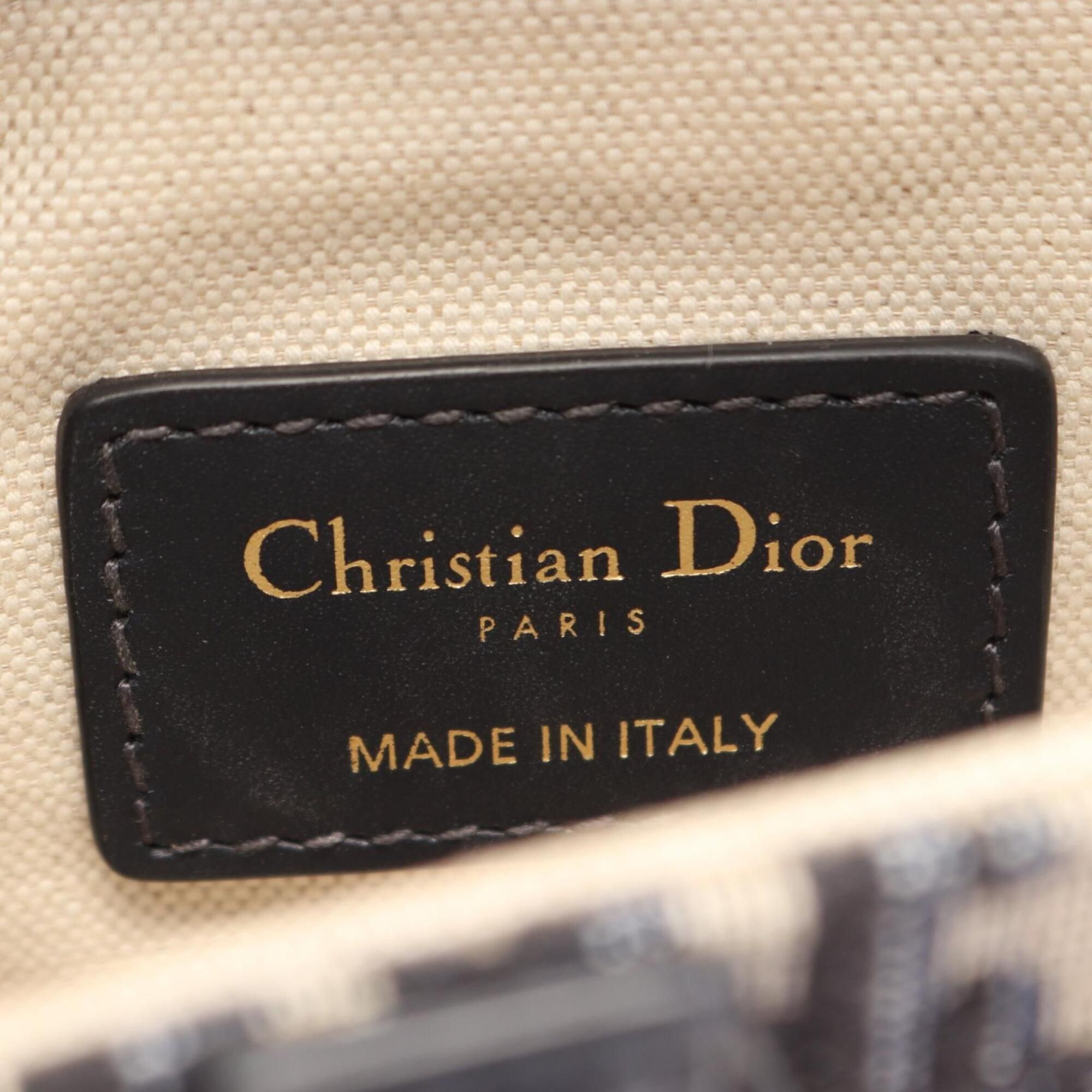 Canvas Leather Handbag Saddle Bag (Pre-Owned) - Christian Dior - Modalova