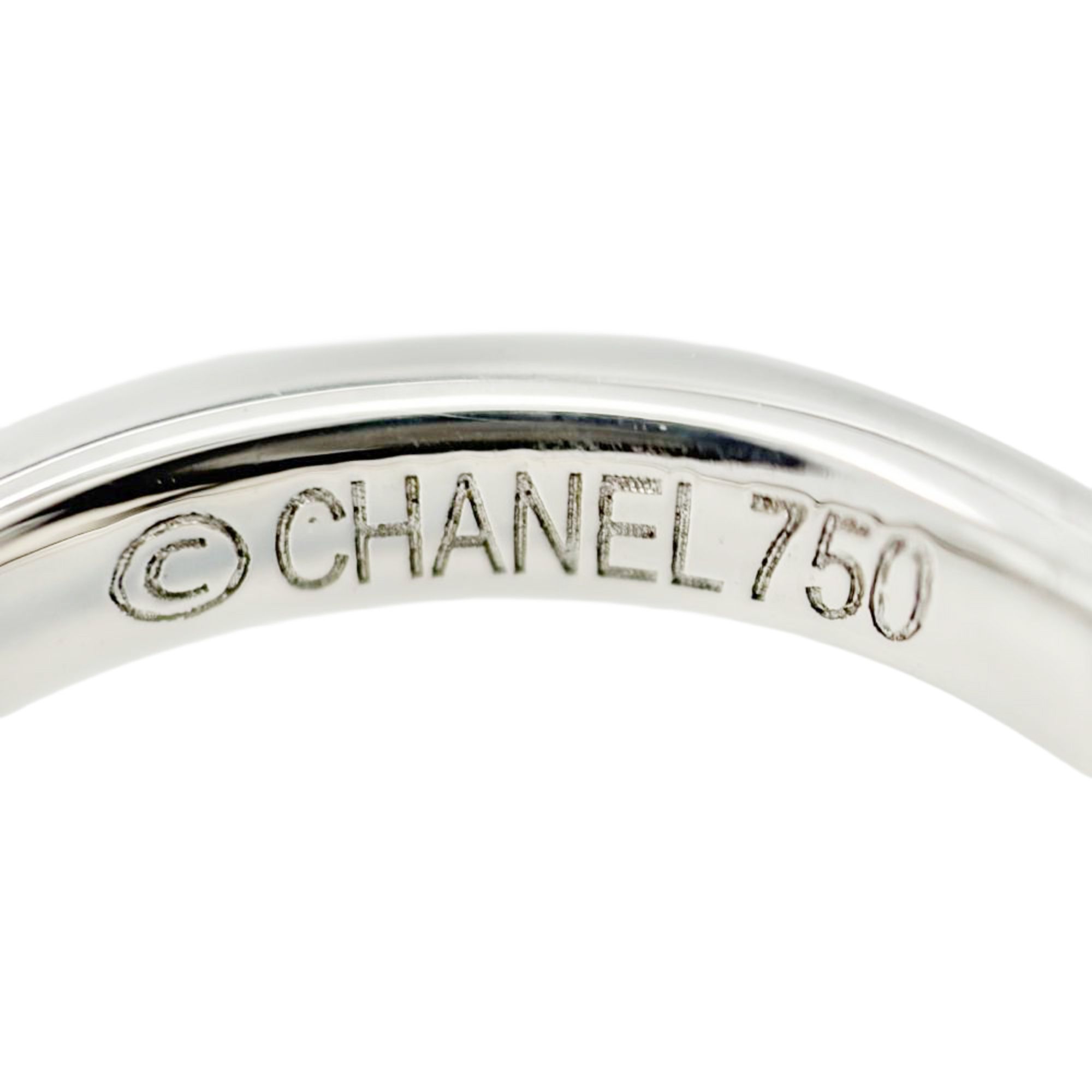 White Gold (18K) Band Ring (Pre-Owned) - Chanel - Modalova
