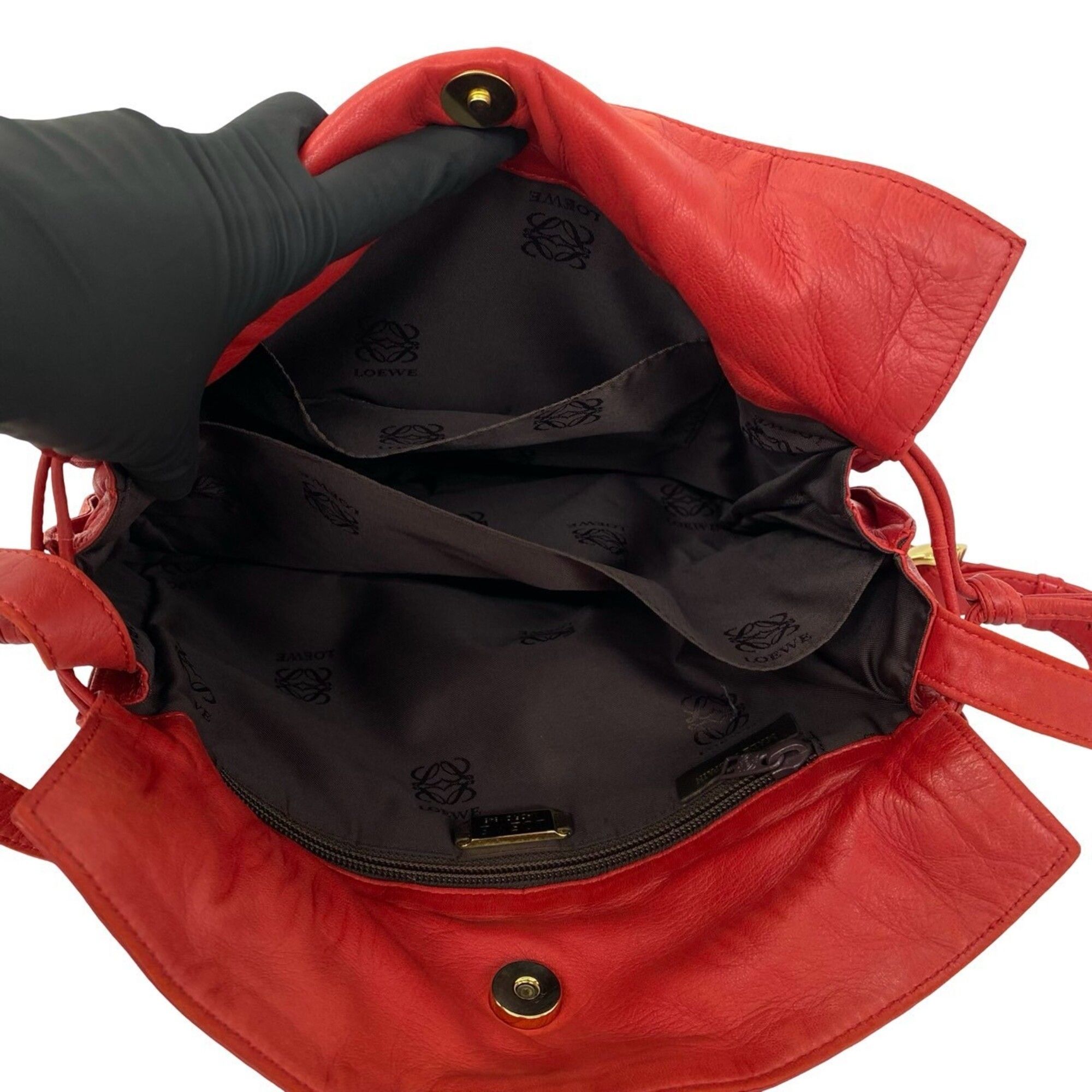 Leather Shoulder Bag (Pre-Owned) - Loewe - Modalova