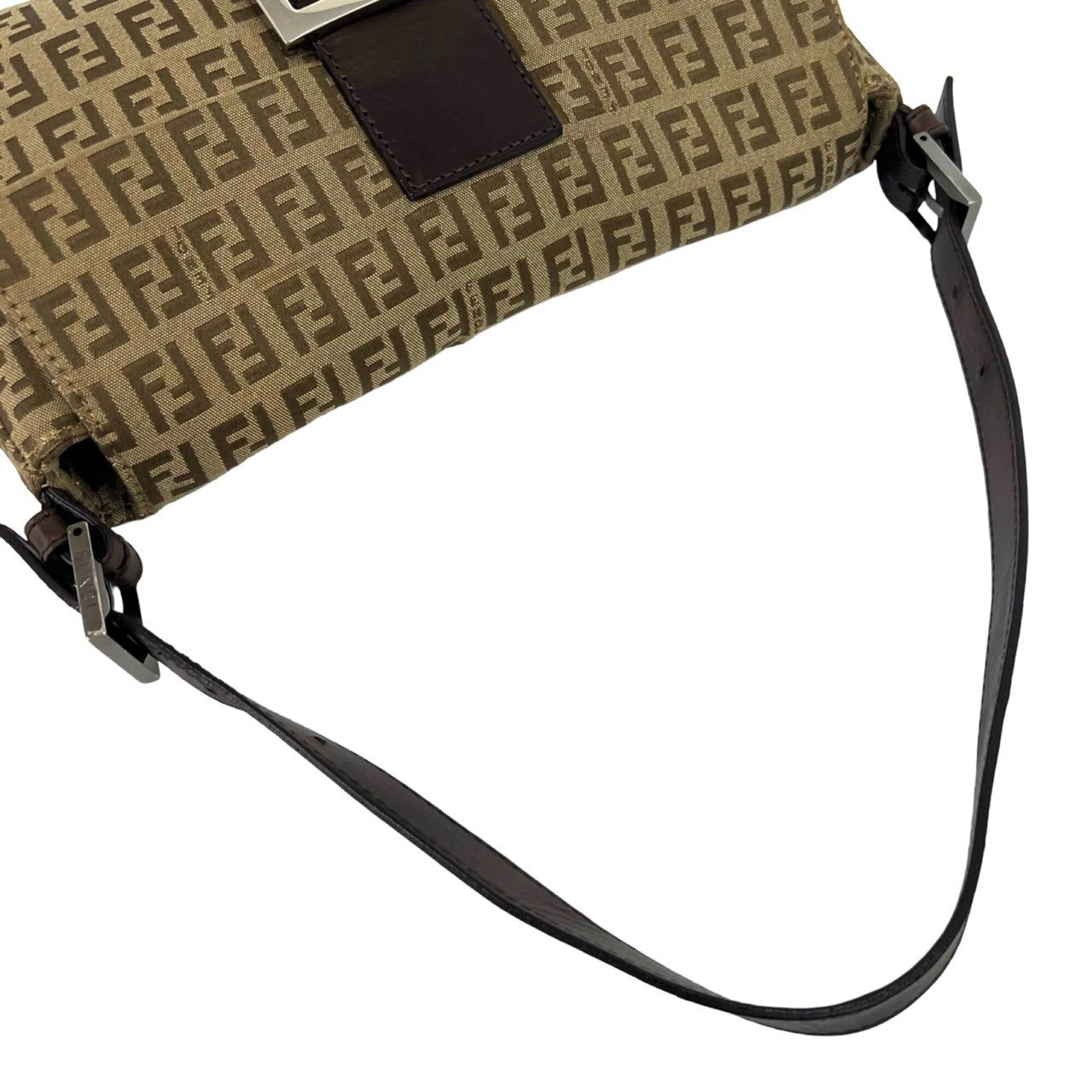 Canvas Leather Shoulder Bag (Pre-Owned) - Fendi - Modalova