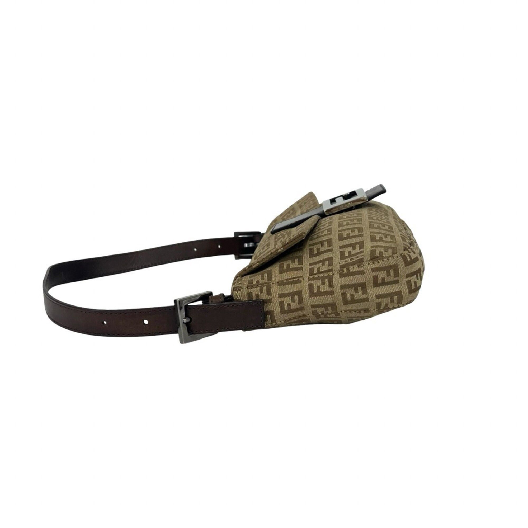 Canvas Leather Shoulder Bag (Pre-Owned) - Fendi - Modalova