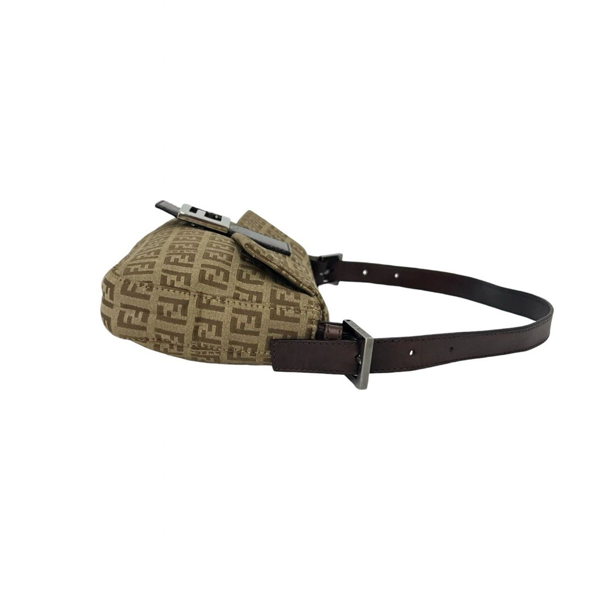 Canvas Leather Shoulder Bag (Pre-Owned) - Fendi - Modalova