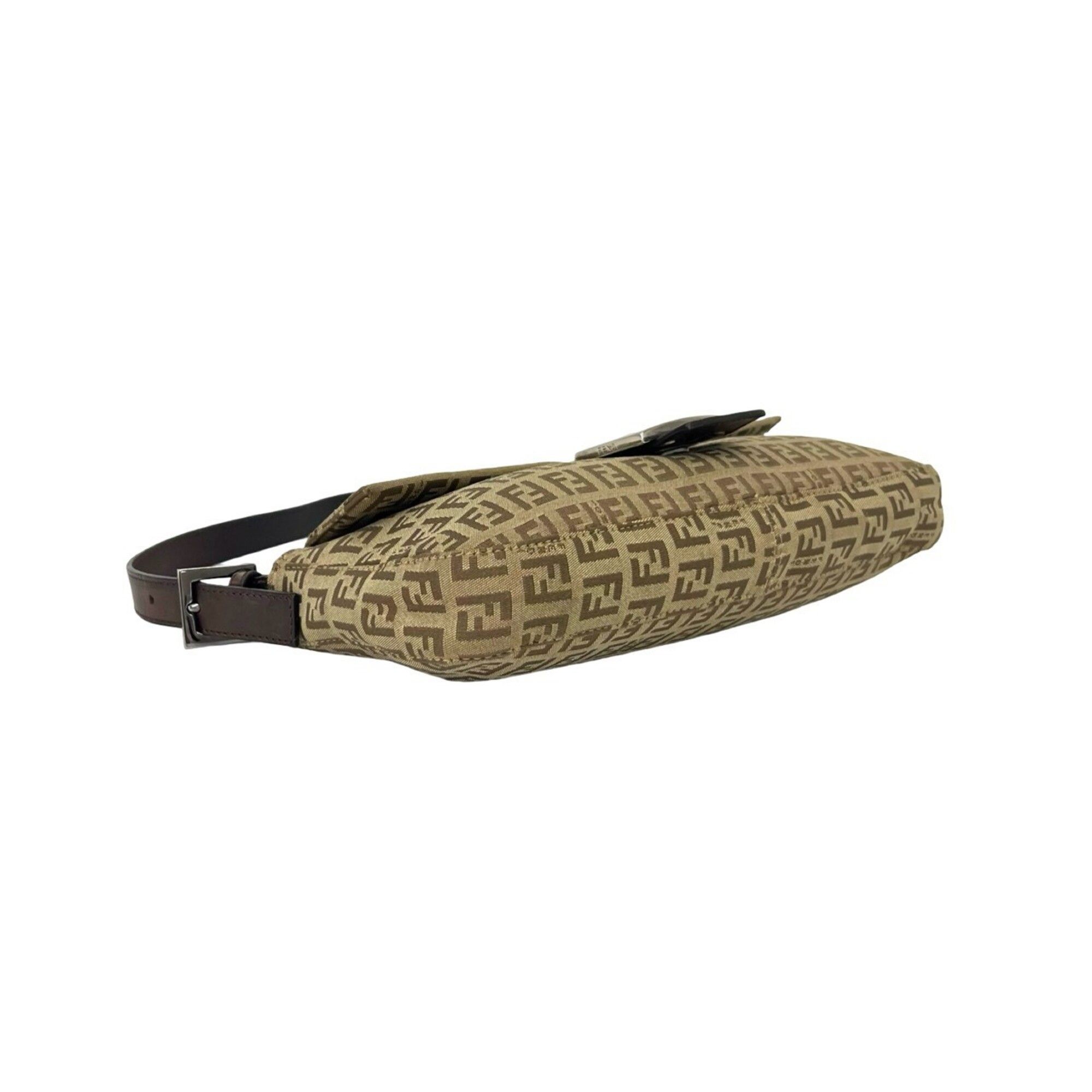 Canvas Leather Shoulder Bag (Pre-Owned) - Fendi - Modalova