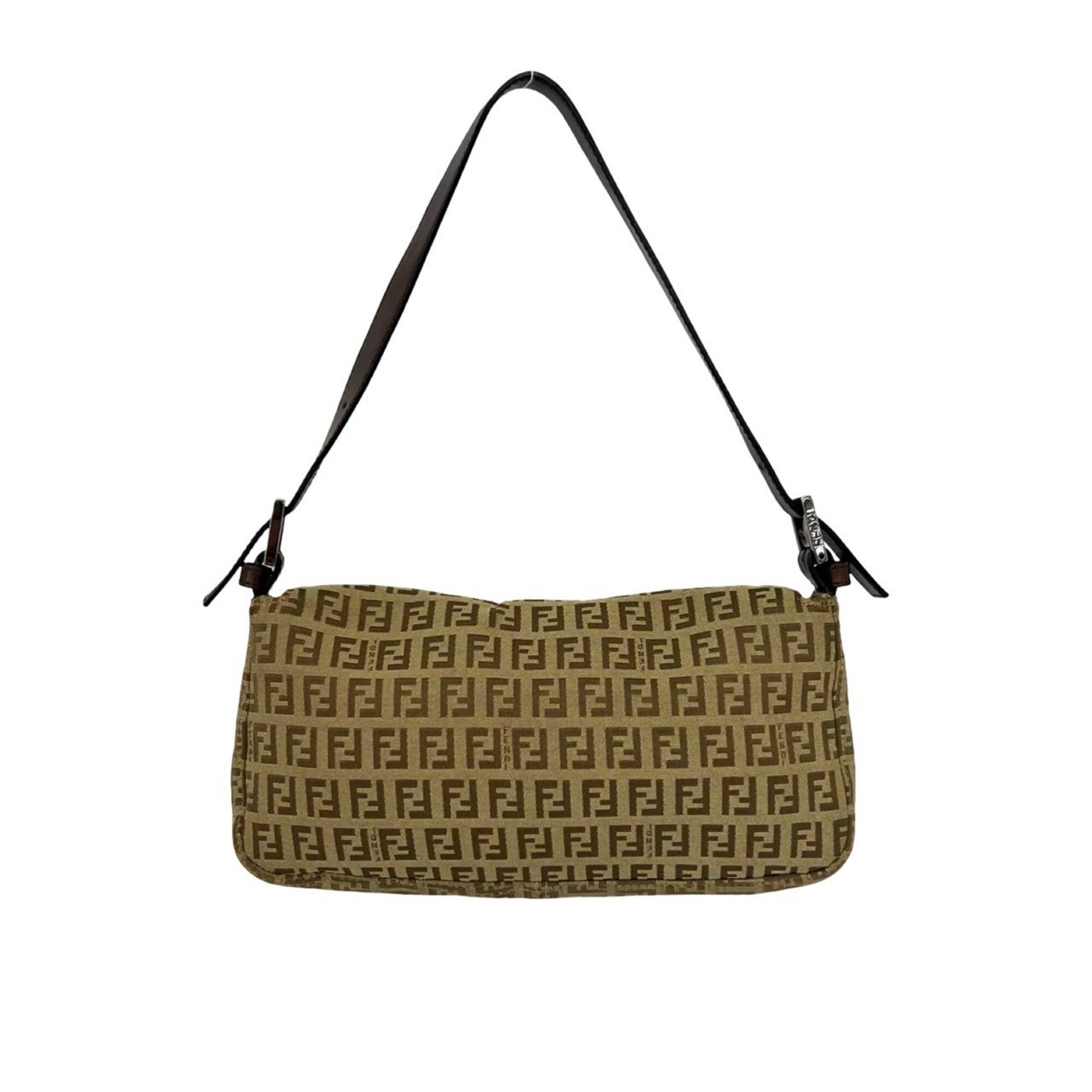 Canvas Leather Shoulder Bag (Pre-Owned) - Fendi - Modalova
