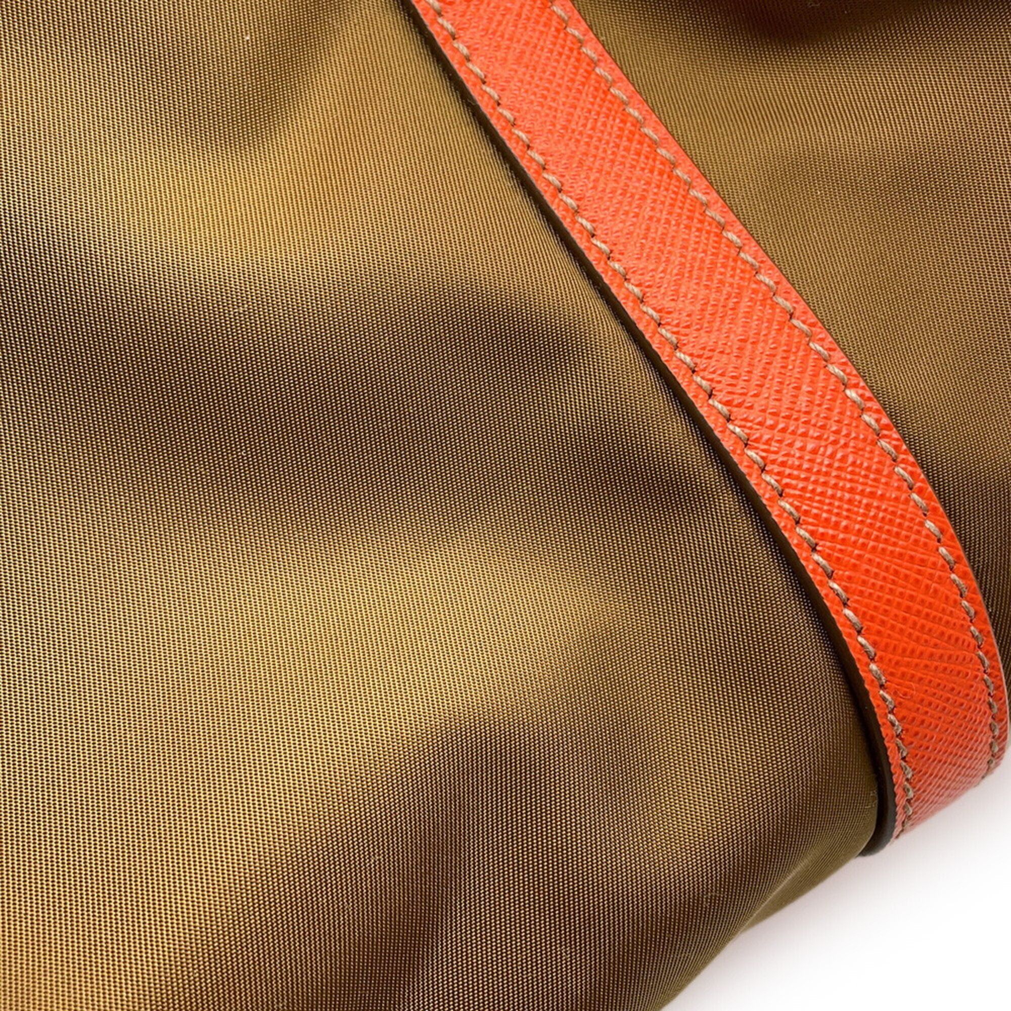 Nylon Leather Handbag Shoulder Bag (Pre-Owned) - Prada - Modalova
