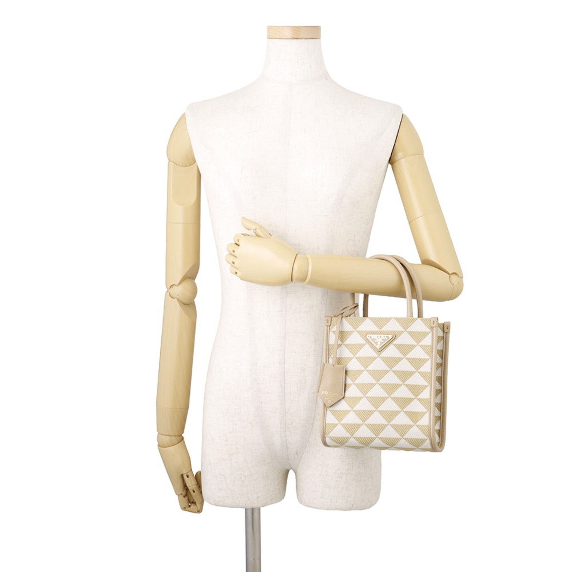 Canvas Leather Handbag Shoulder Bag (Pre-Owned) - Prada - Modalova
