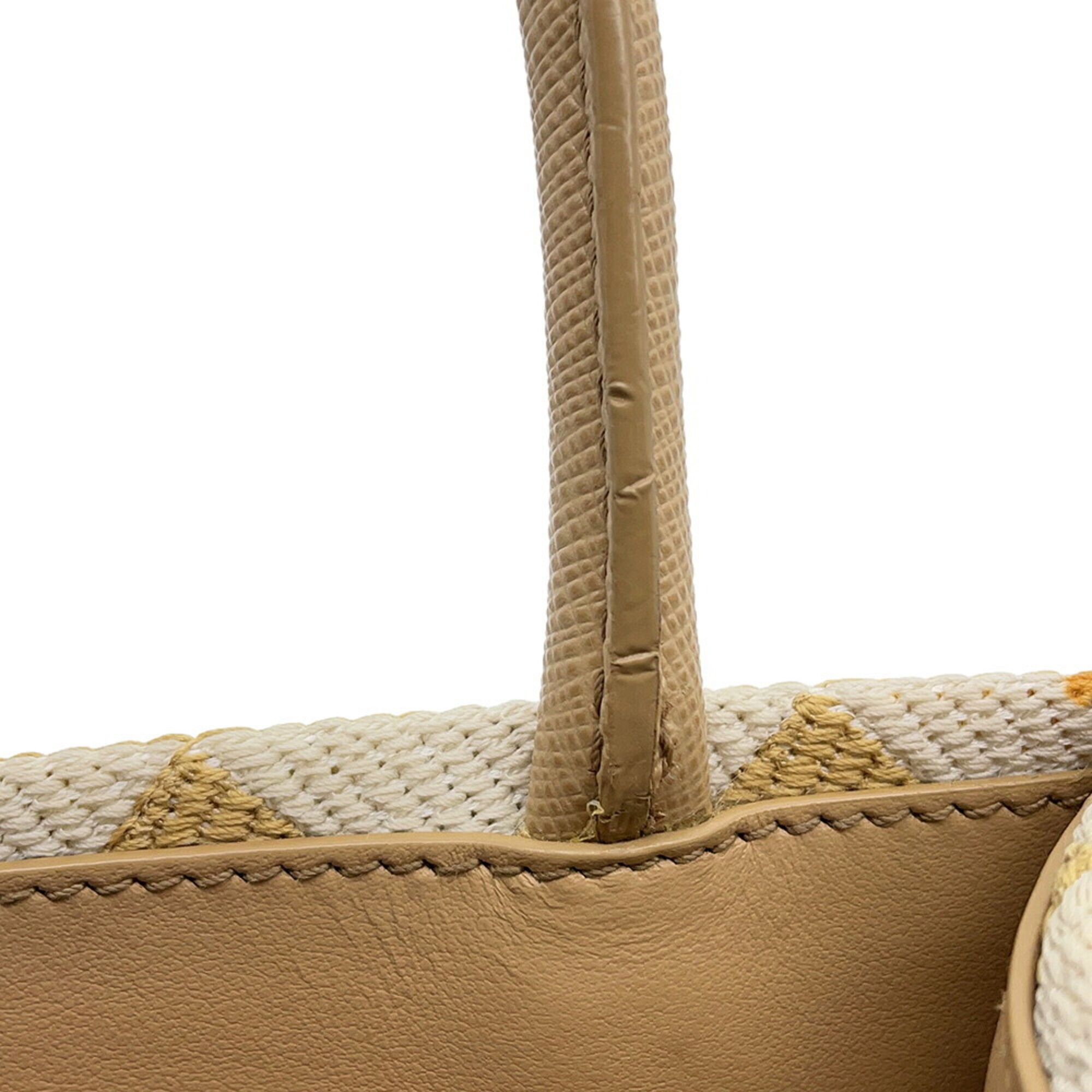 Canvas Leather Handbag Shoulder Bag (Pre-Owned) - Prada - Modalova