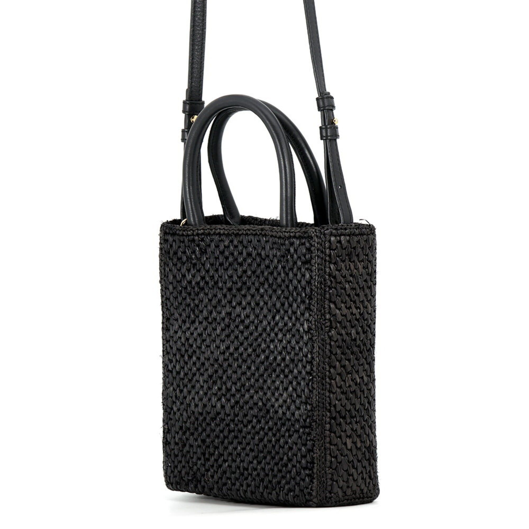 Raffia Leather Handbag (Pre-Owned) - Loewe - Modalova