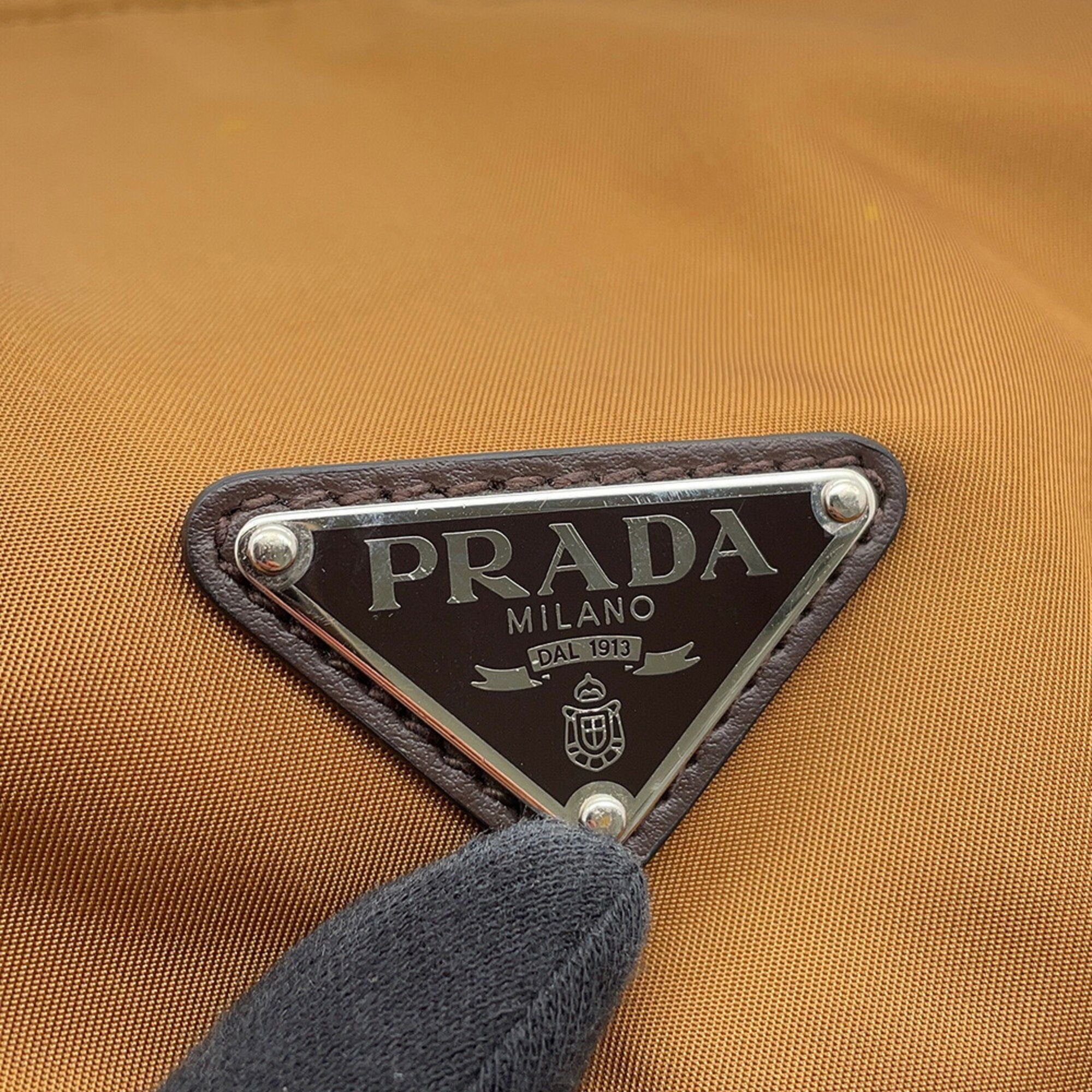 Nylon Leather Backpack (Pre-Owned) - Prada - Modalova