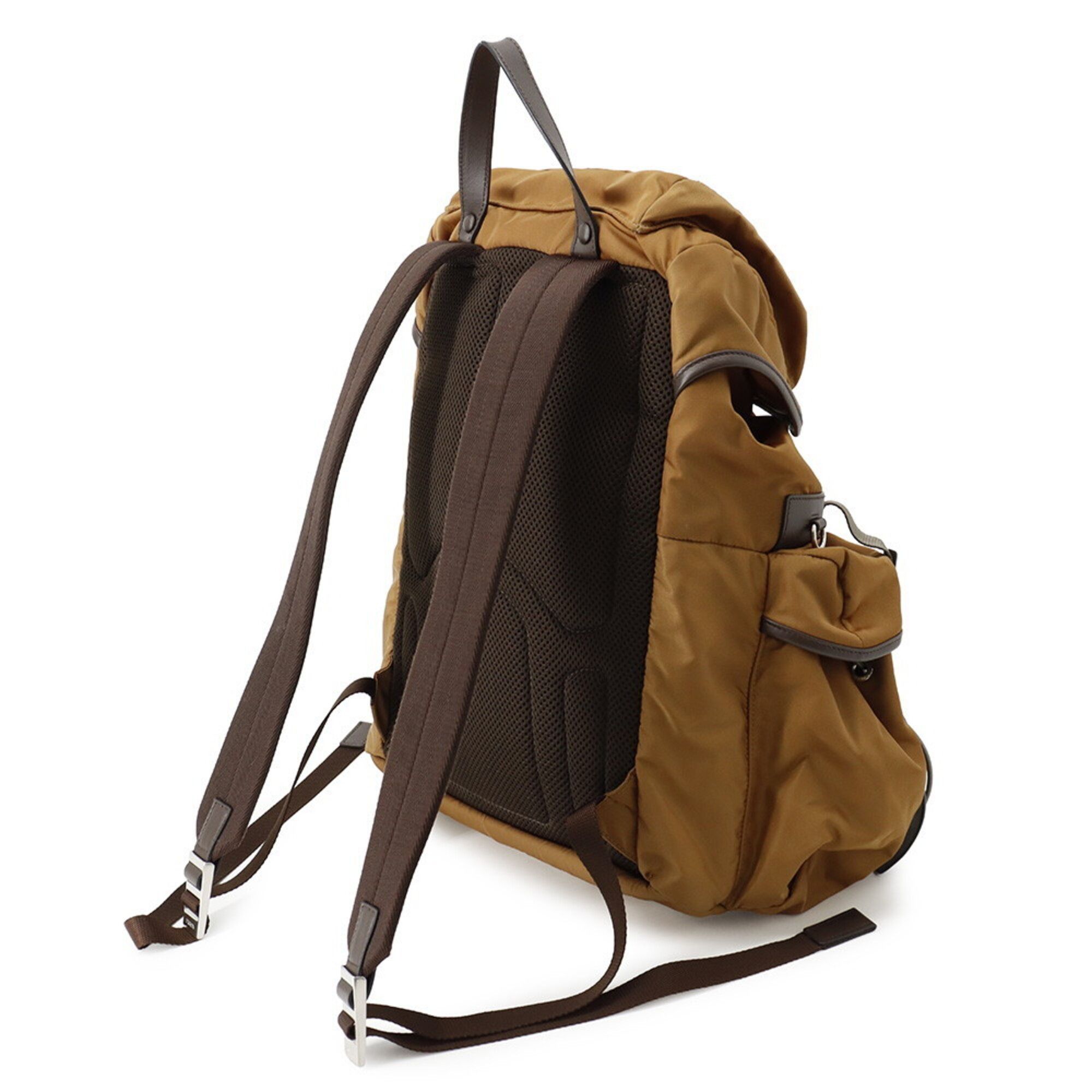 Nylon Leather Backpack (Pre-Owned) - Prada - Modalova