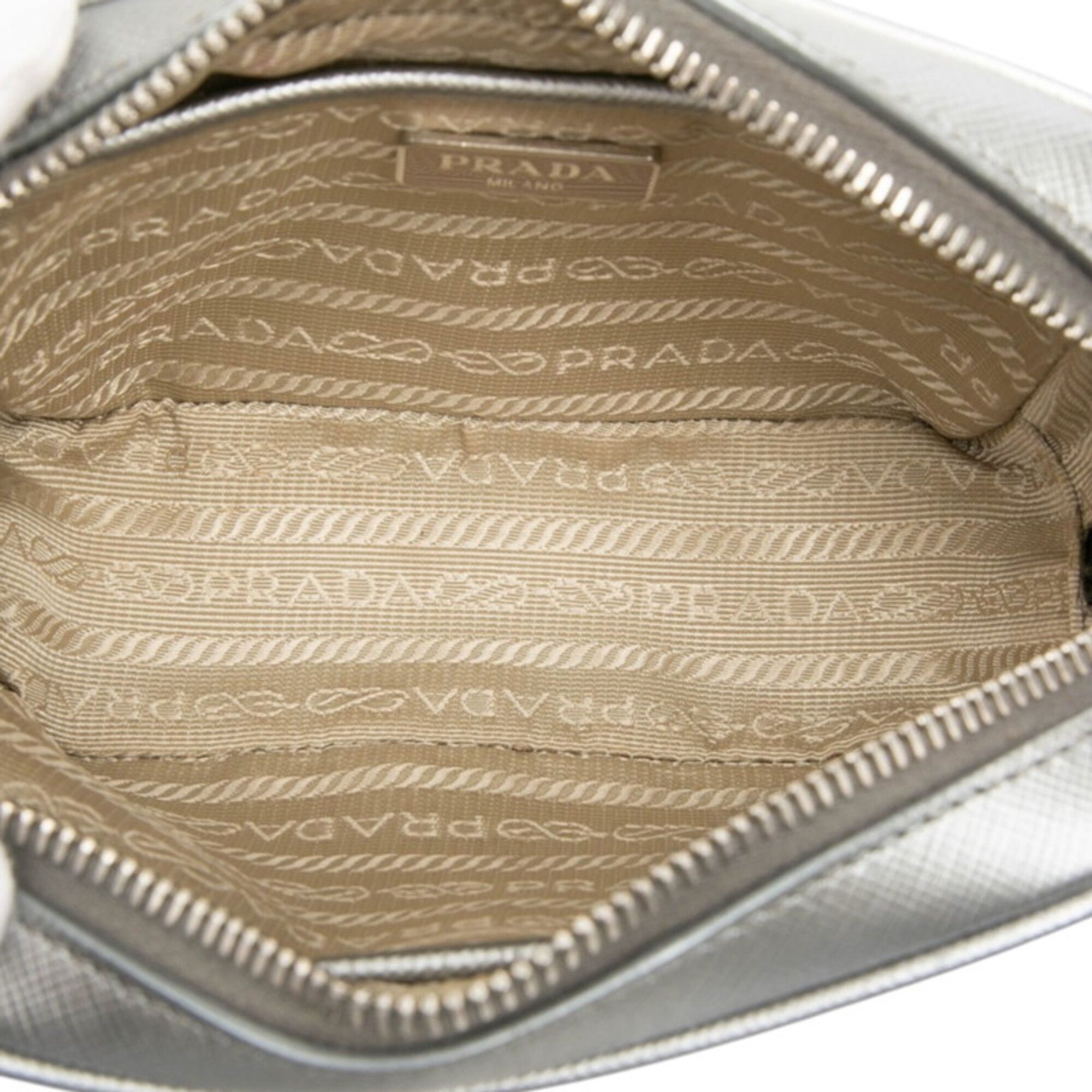 Saffiano Triangle Leather Shoulder Bag (Pre-Owned) - Prada - Modalova