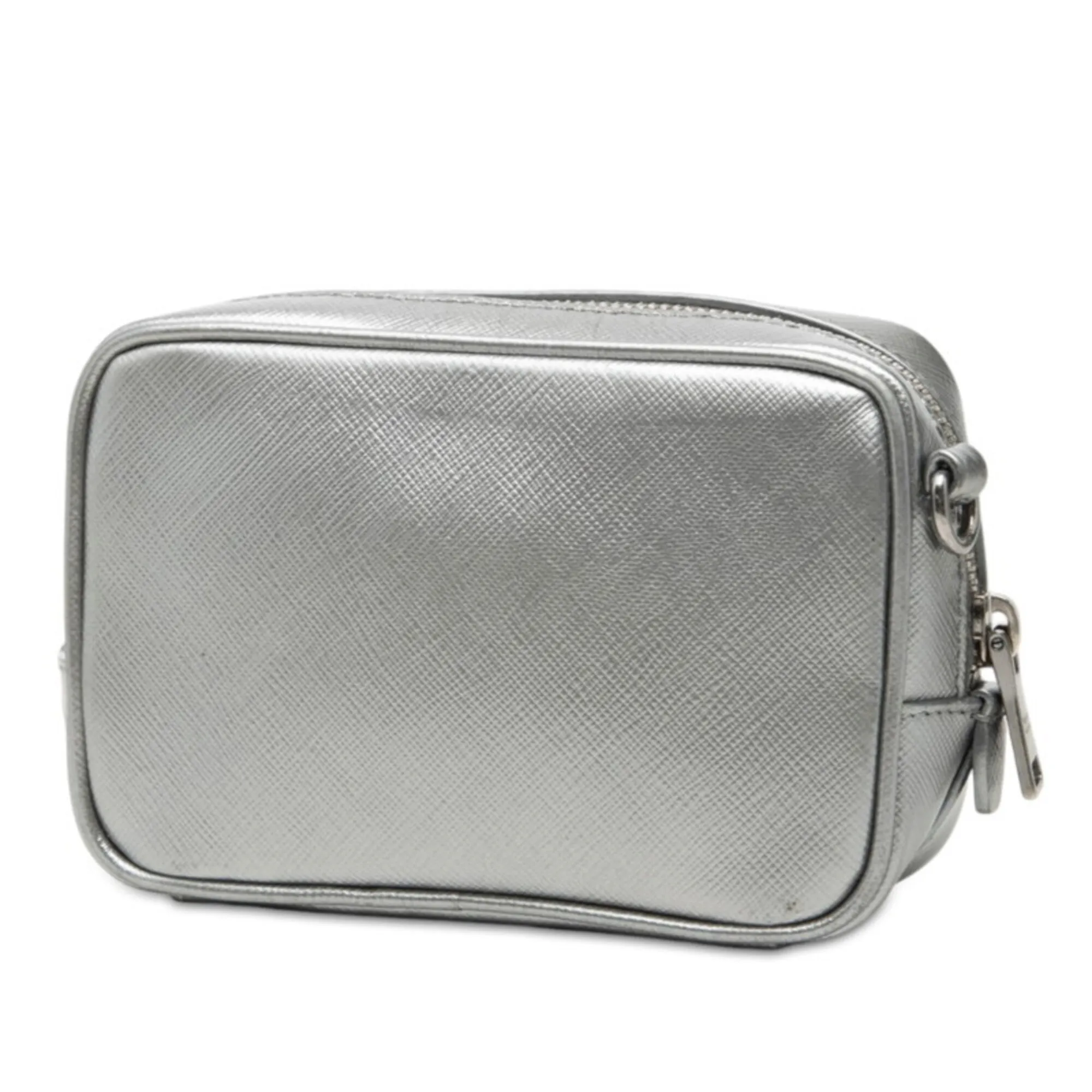 Saffiano Triangle Leather Shoulder Bag (Pre-Owned) - Prada - Modalova