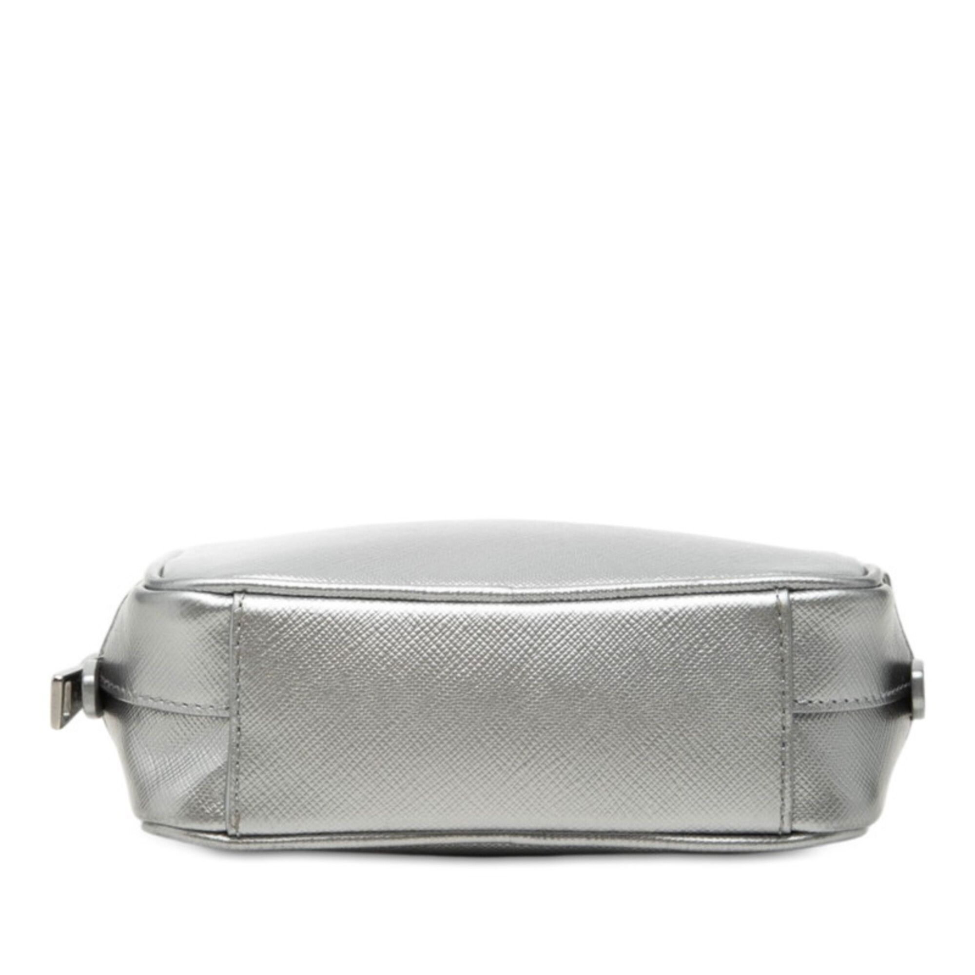 Saffiano Triangle Leather Shoulder Bag (Pre-Owned) - Prada - Modalova