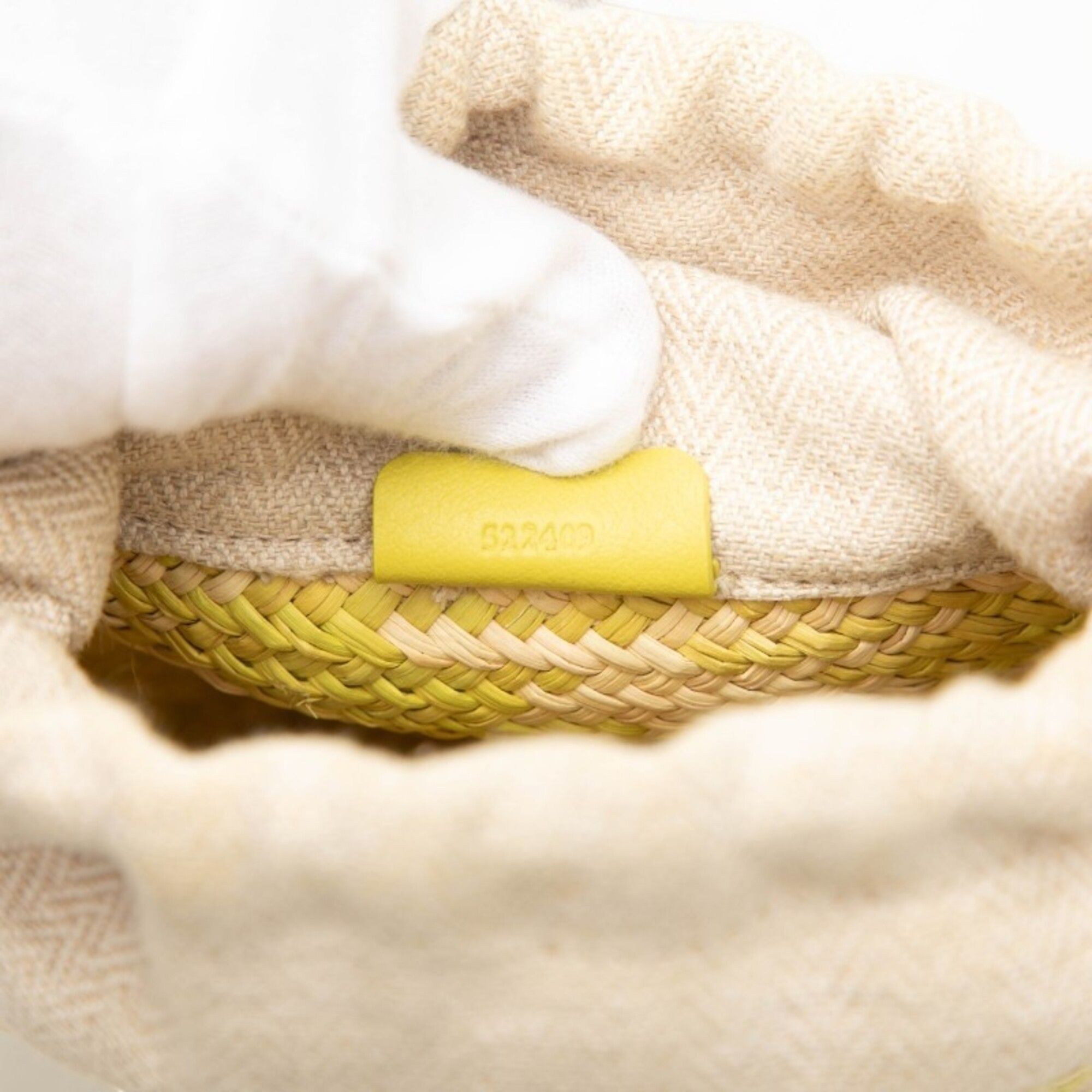 Raffia Leather Shoulder Bag (Pre-Owned) - Loewe - Modalova
