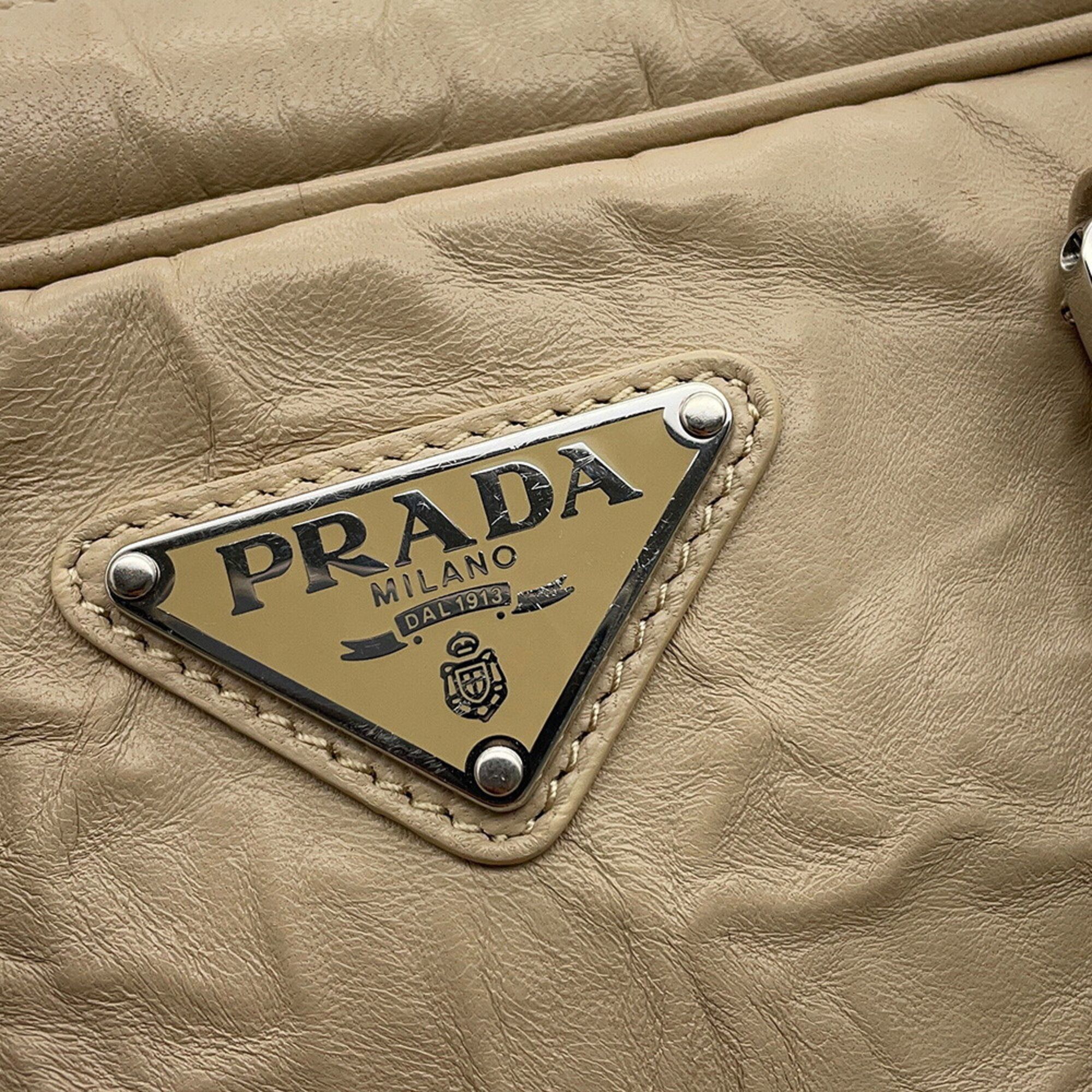 Leather Handbag Shoulder Bag (Pre-Owned) - Prada - Modalova