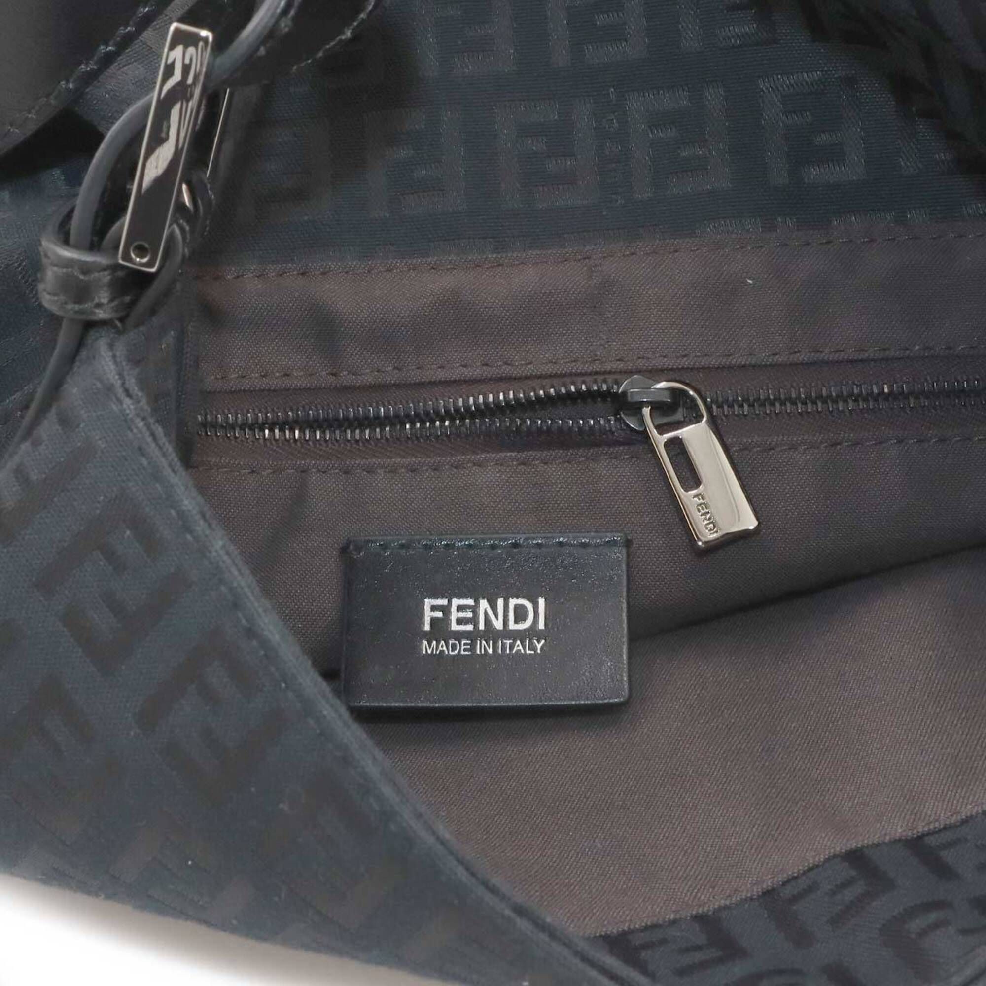 Canvas Leather Shoulder Bag (Pre-Owned) - Fendi - Modalova