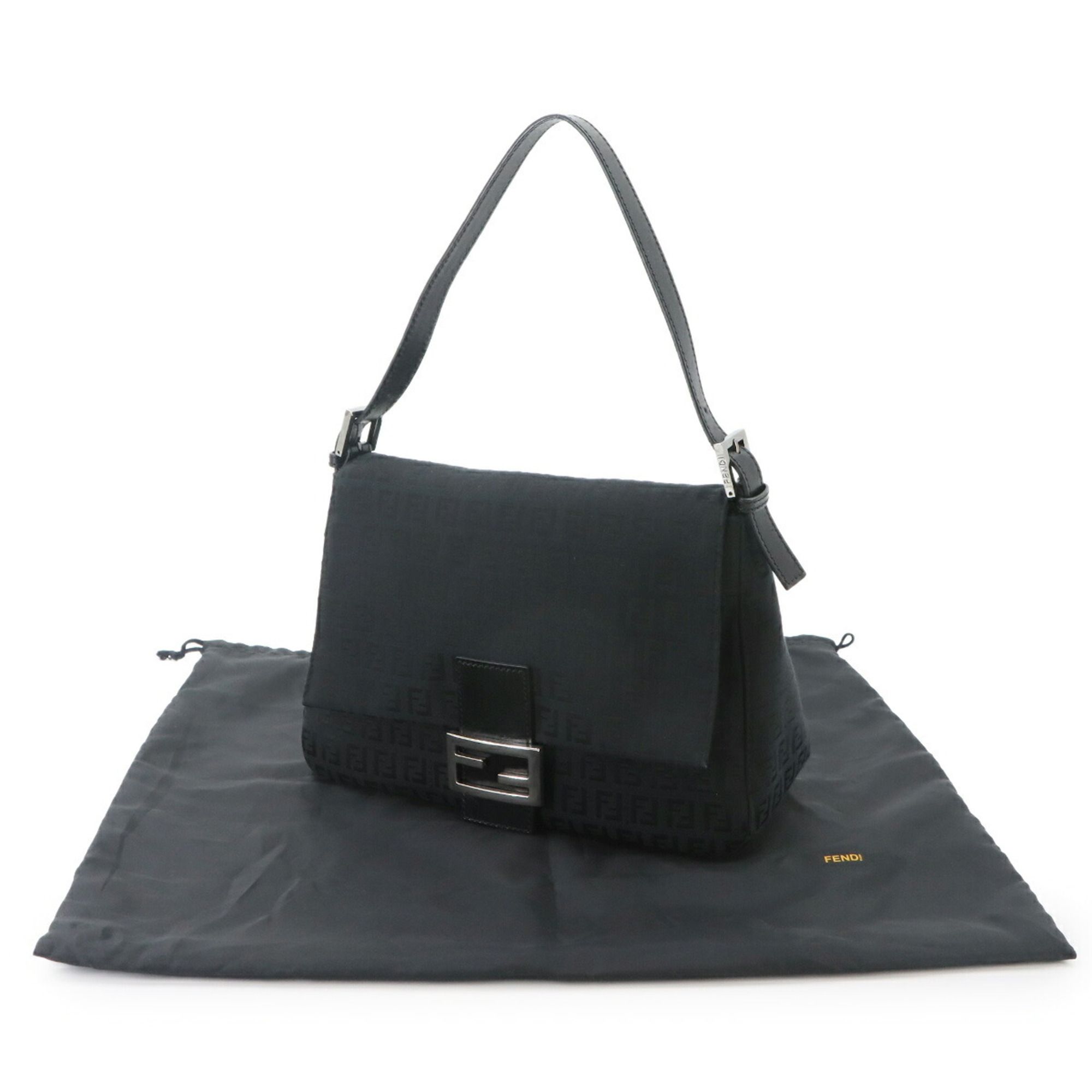 Canvas Leather Shoulder Bag (Pre-Owned) - Fendi - Modalova