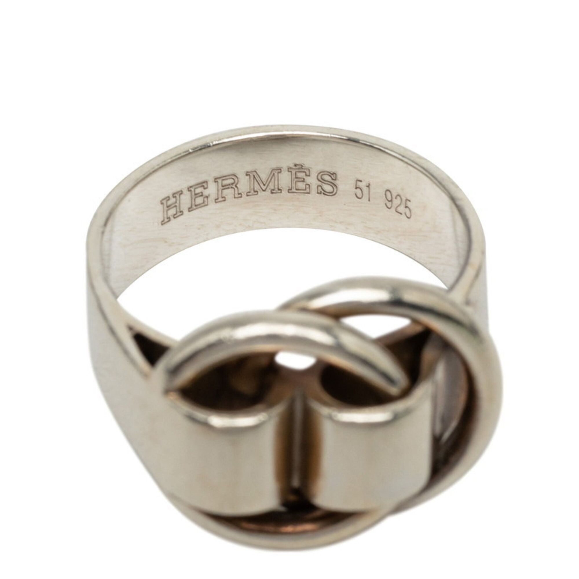 Silver 925 Band Ring (Pre-Owned) - Hermes - Modalova