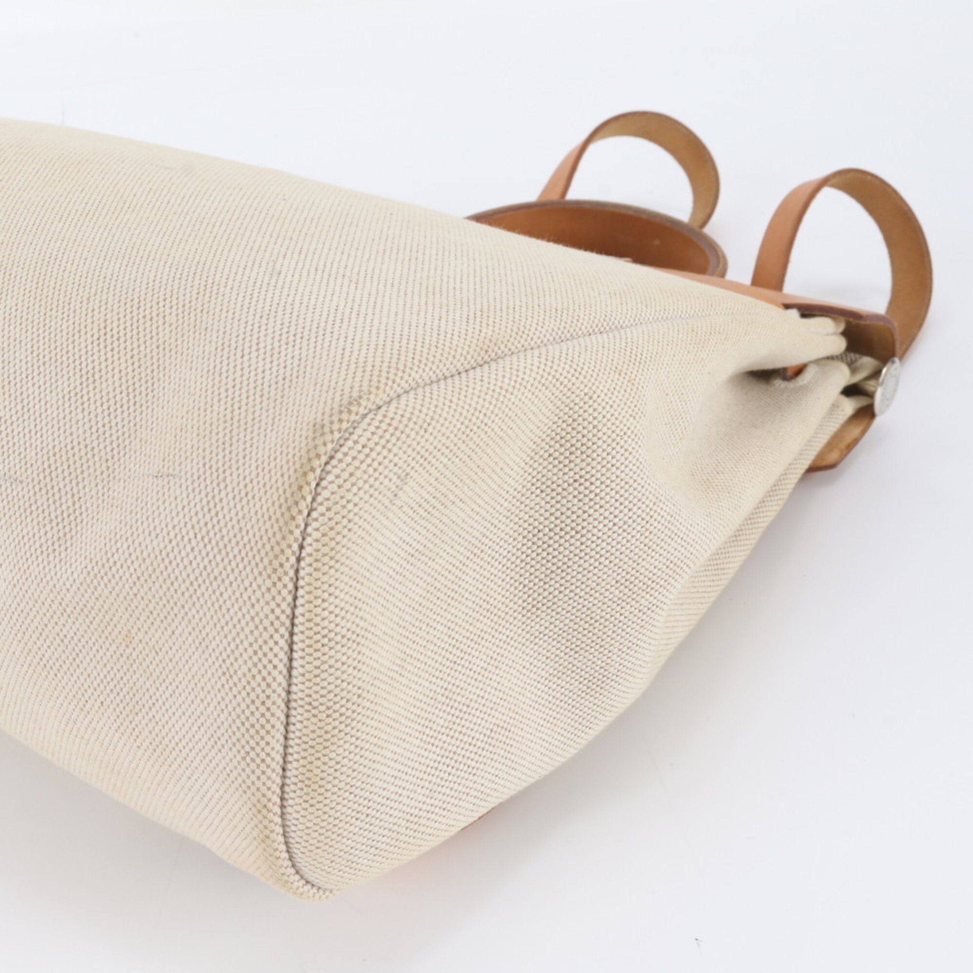 Leather Canvas Backpack (Pre-Owned) - Hermes - Modalova