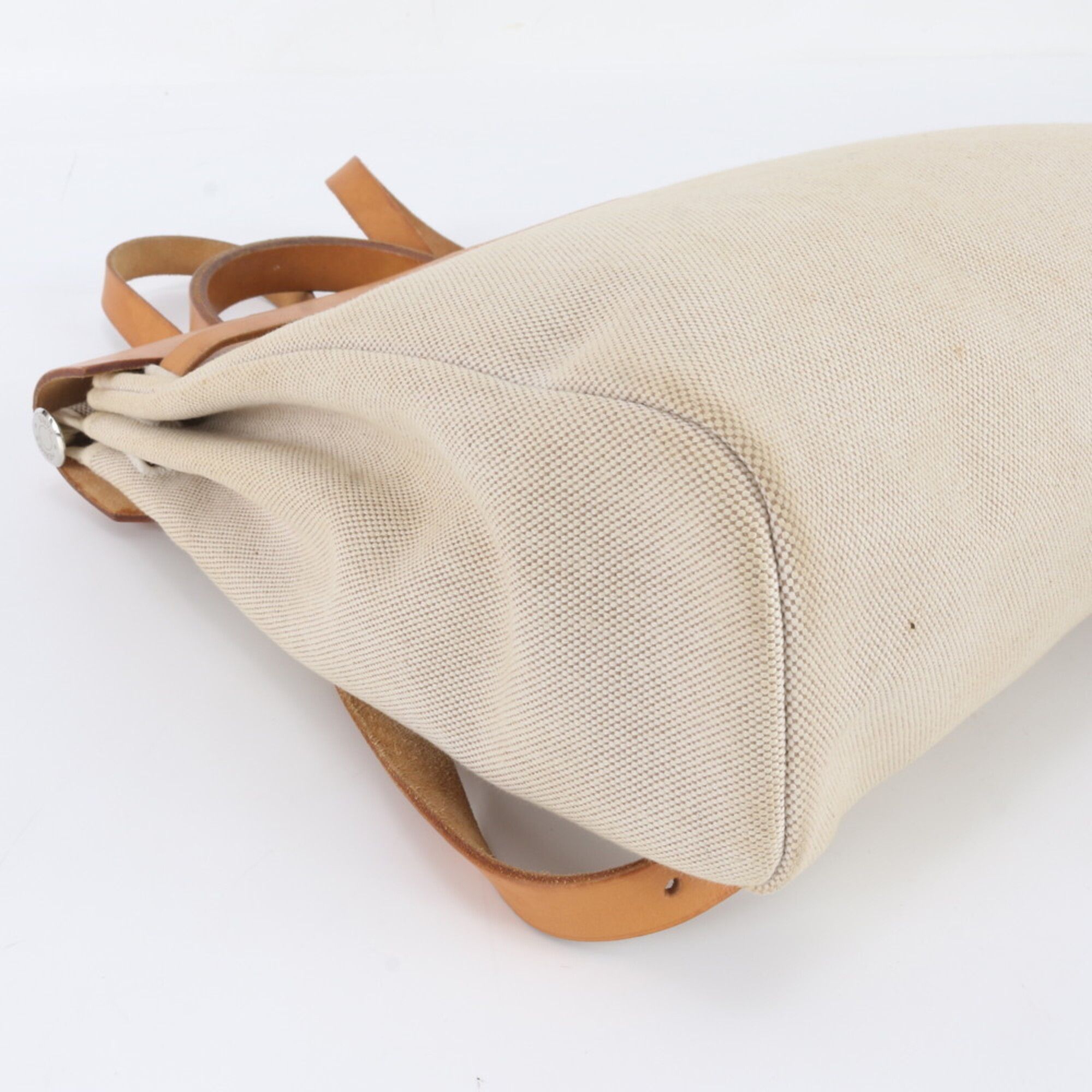 Leather Canvas Backpack (Pre-Owned) - Hermes - Modalova