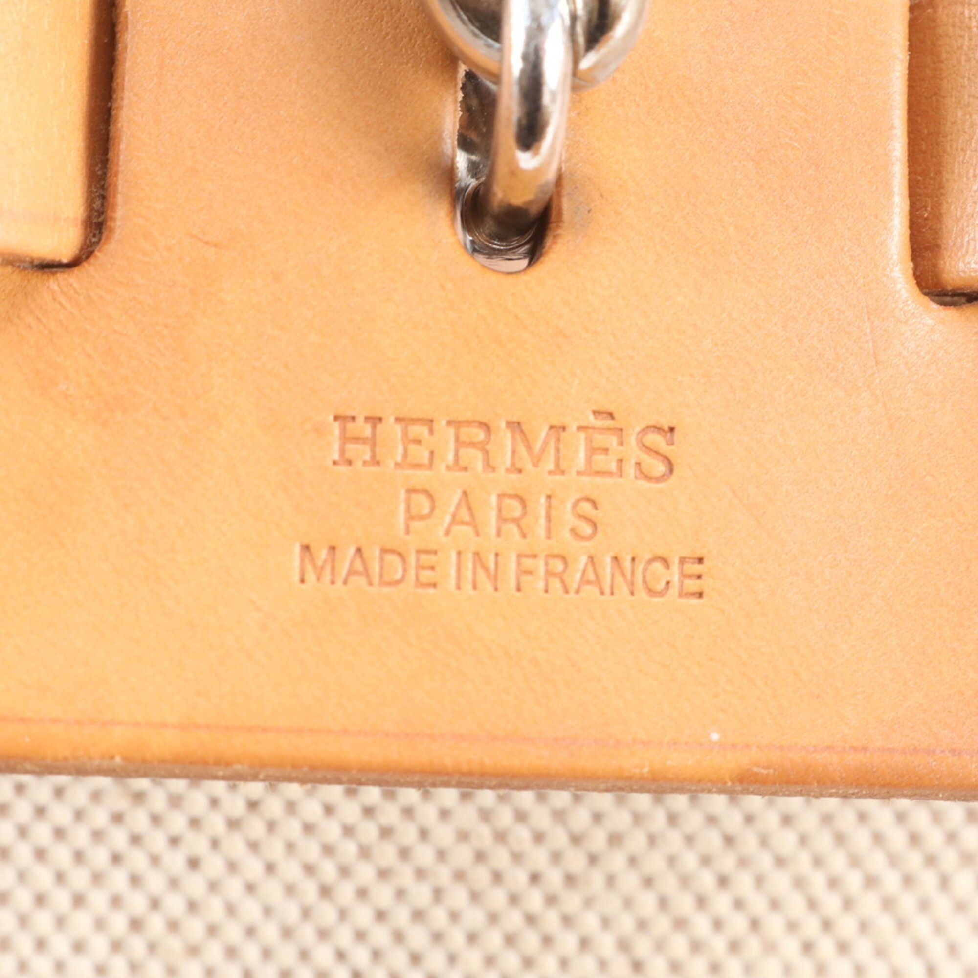Leather Canvas Backpack (Pre-Owned) - Hermes - Modalova