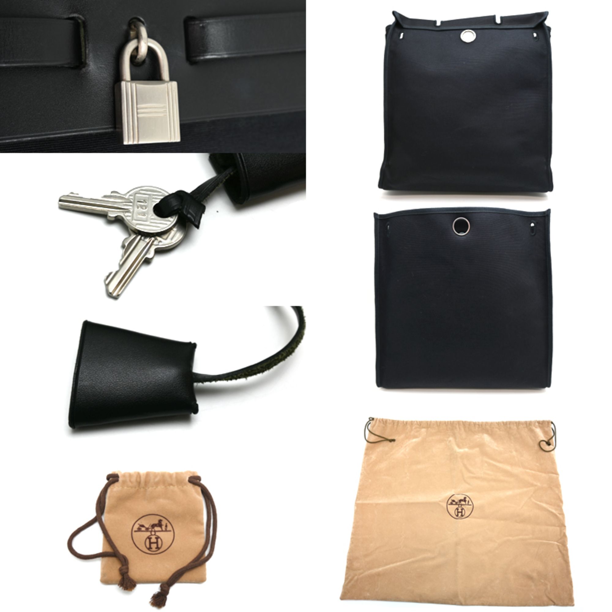Toile Officier Shoulder Bag (Pre-Owned) - Hermes - Modalova