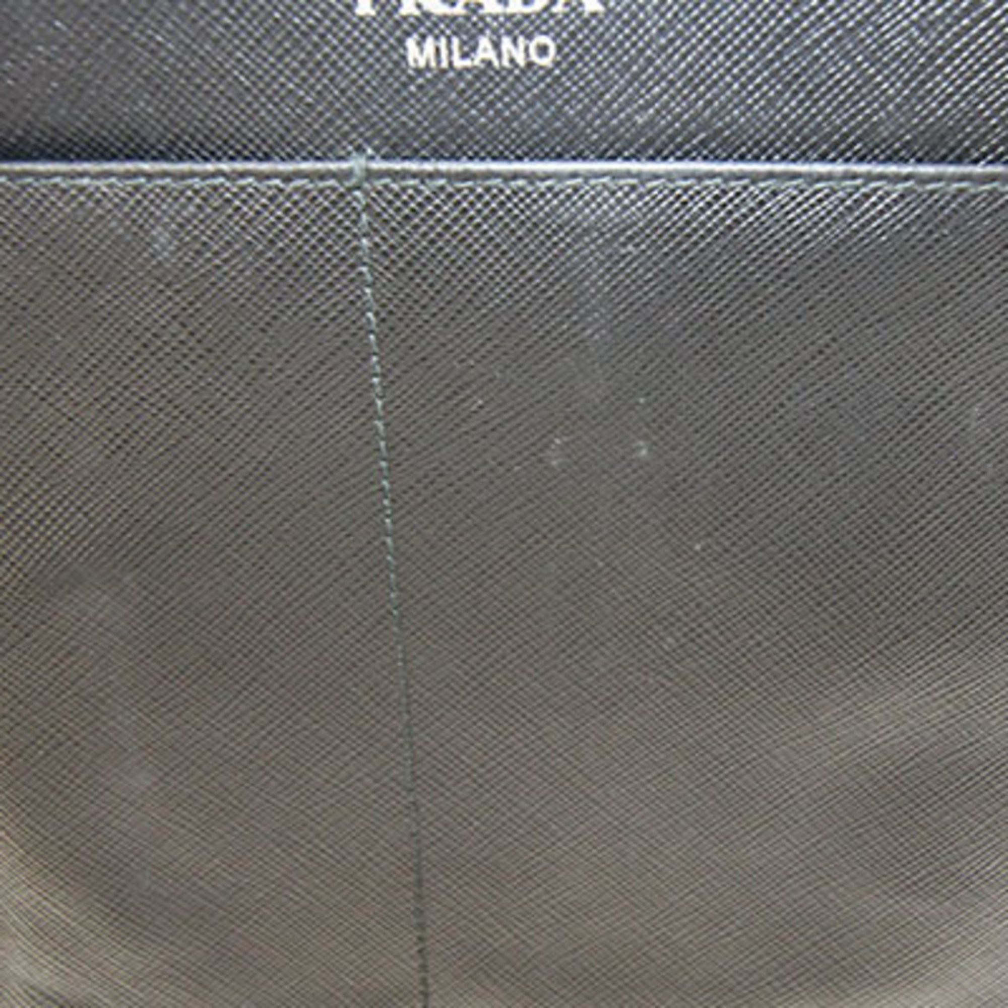 Leather Pochette Shoulder Bag (Pre-Owned) - Prada - Modalova
