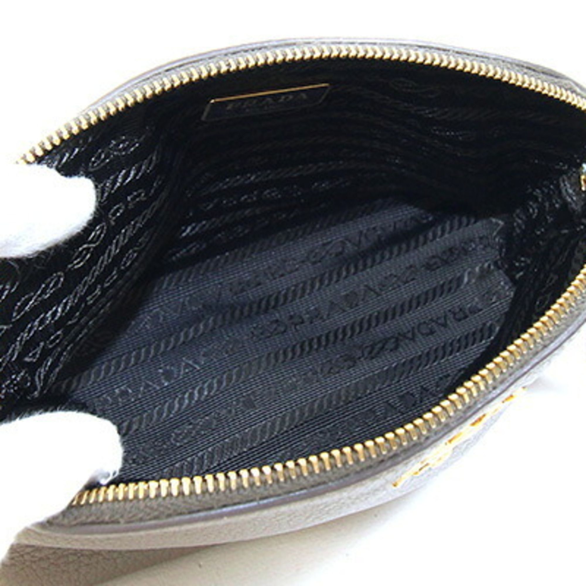 Leather Pouch (Pre-Owned) - Prada - Modalova