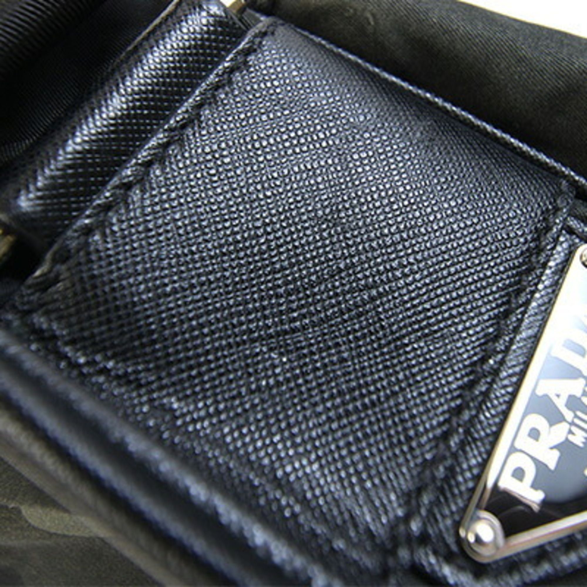 Nylon Leather Shoulder Bag (Pre-Owned) - Prada - Modalova