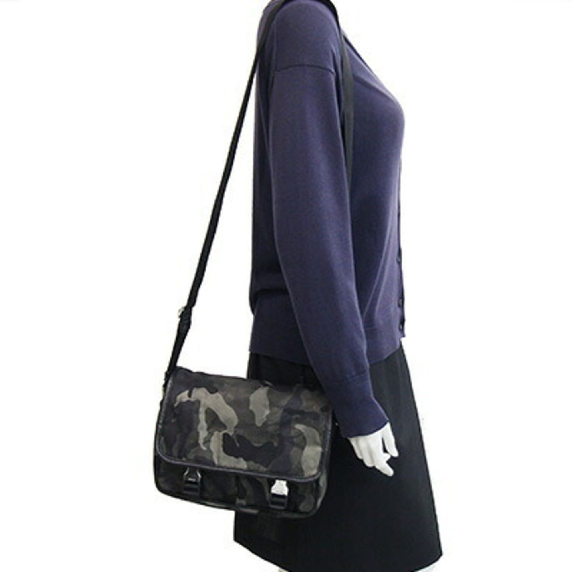 Nylon Leather Shoulder Bag (Pre-Owned) - Prada - Modalova