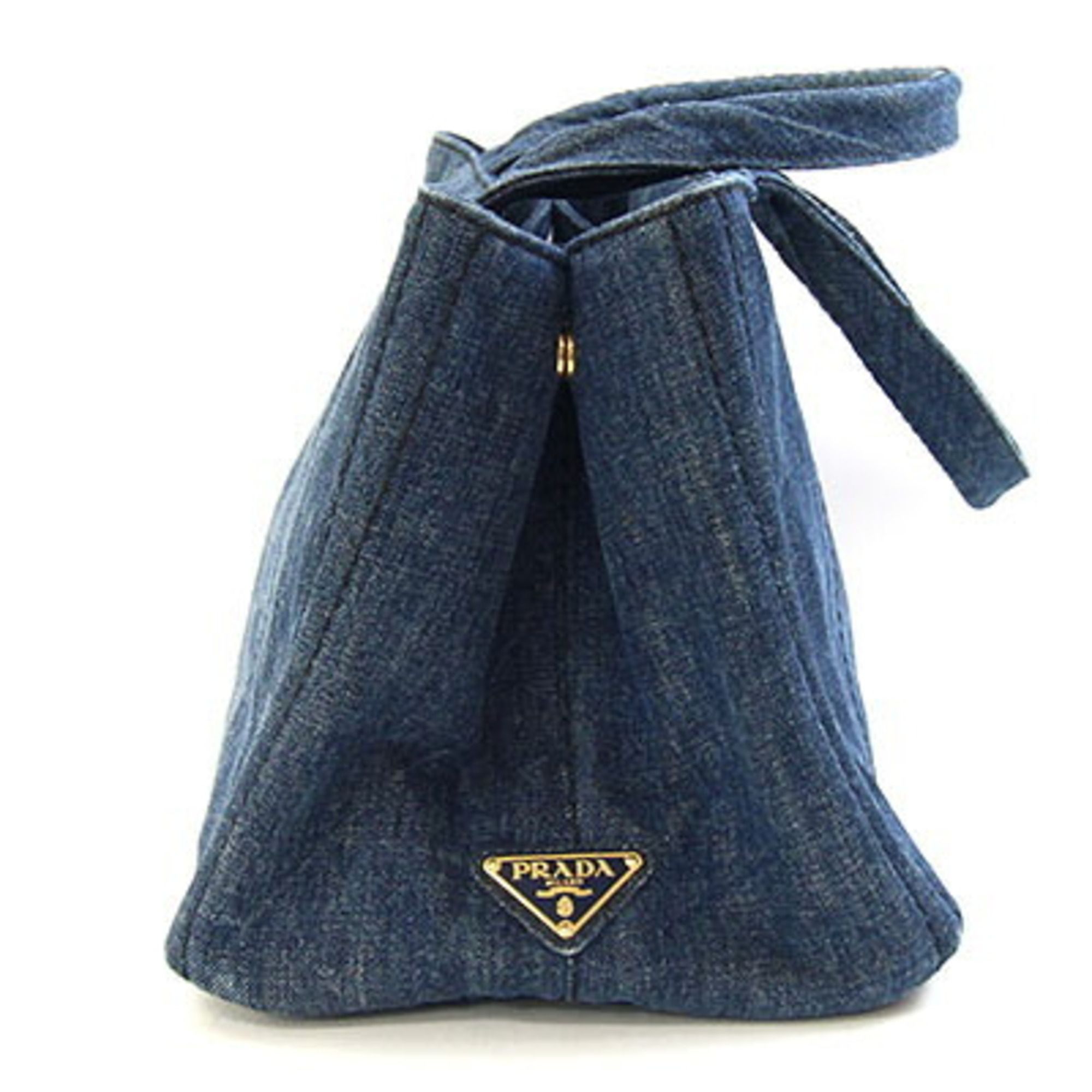 Canapa Denim Handbag (Pre-Owned) - Prada - Modalova