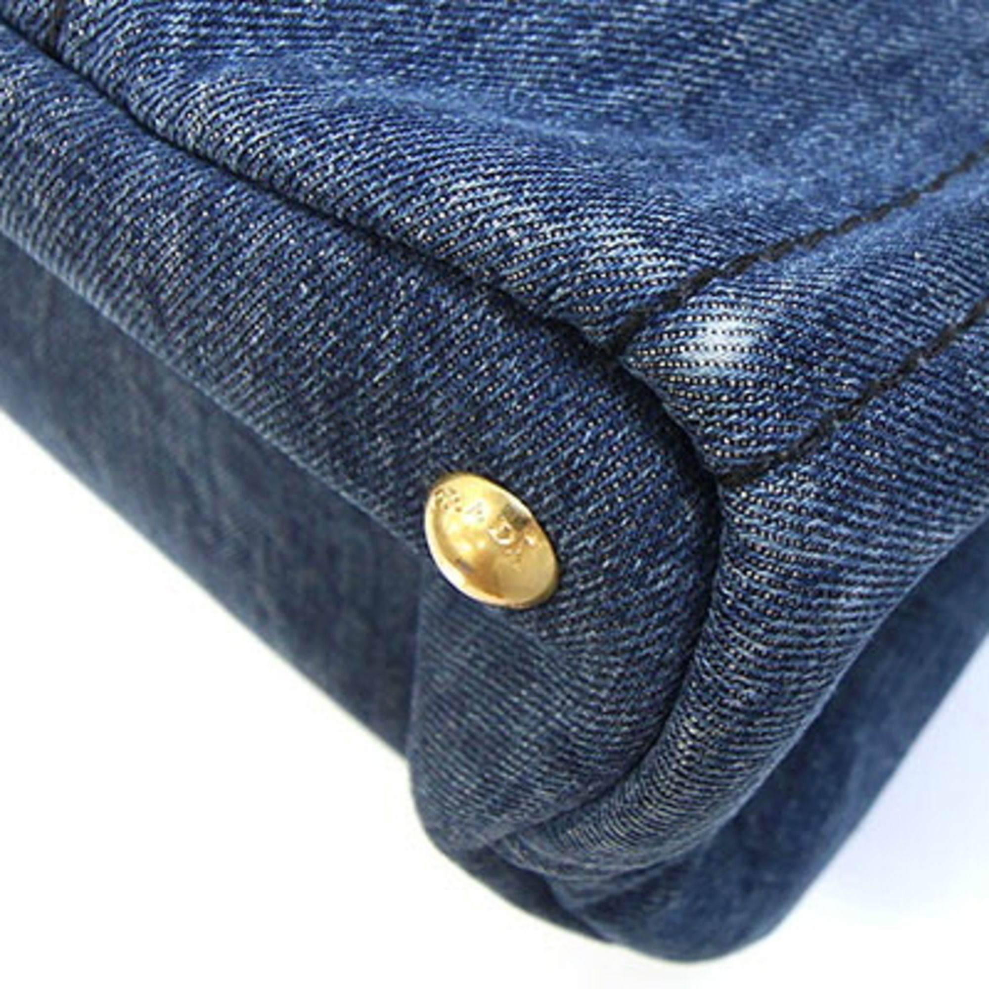 Canapa Denim Handbag (Pre-Owned) - Prada - Modalova