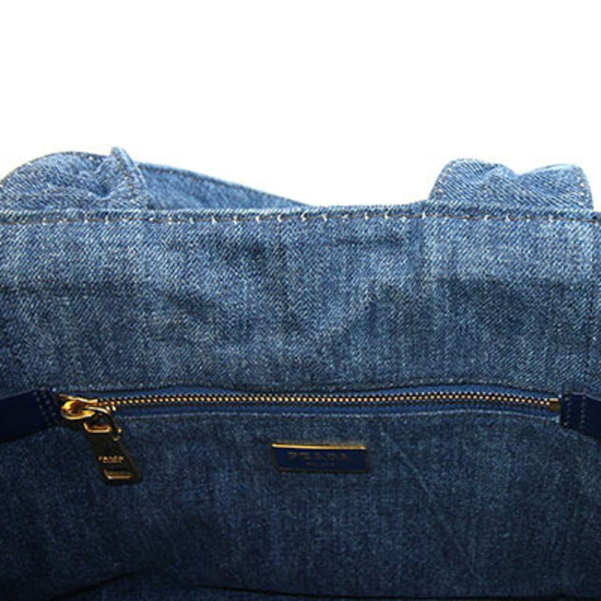 Canapa Denim Handbag (Pre-Owned) - Prada - Modalova