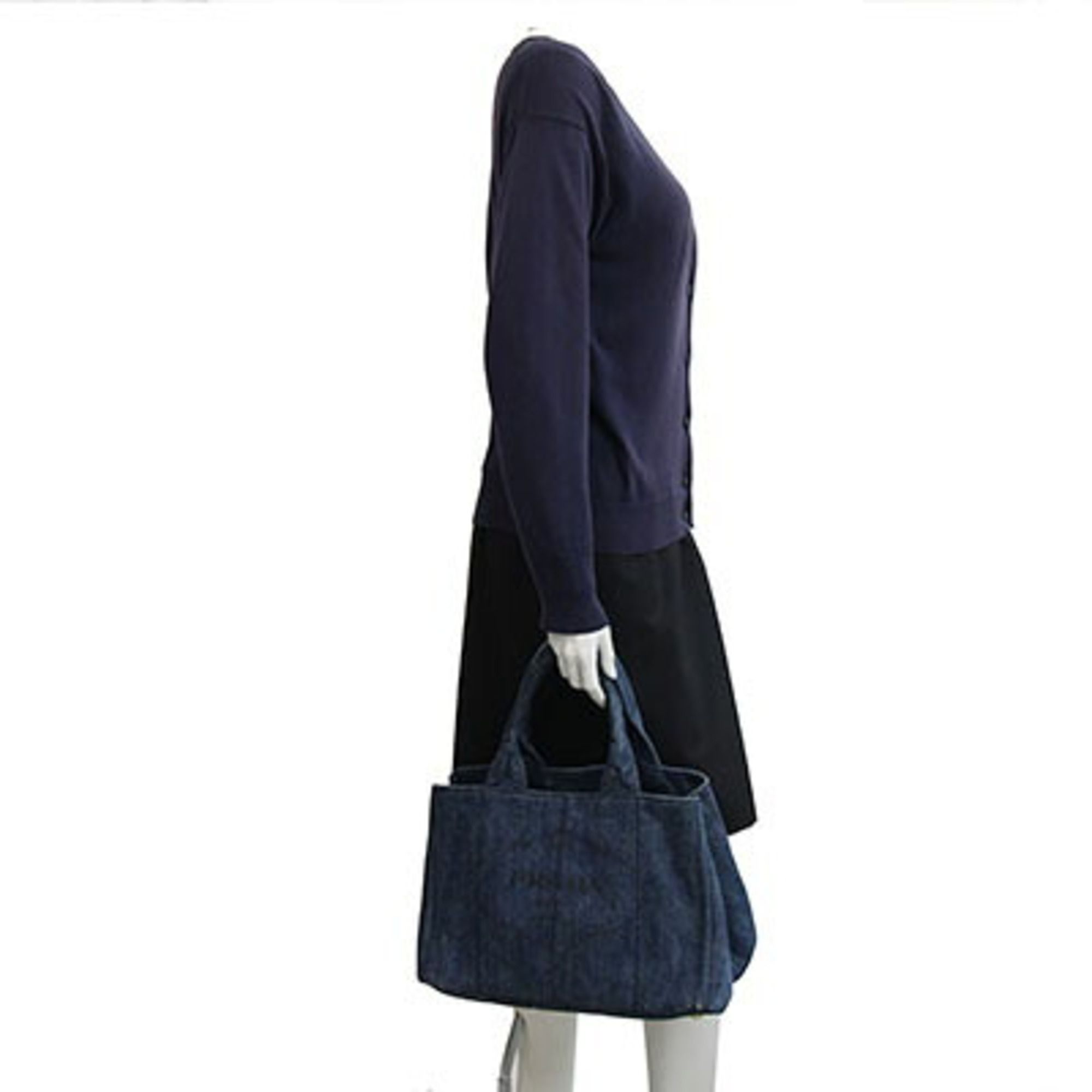 Canapa Denim Handbag (Pre-Owned) - Prada - Modalova