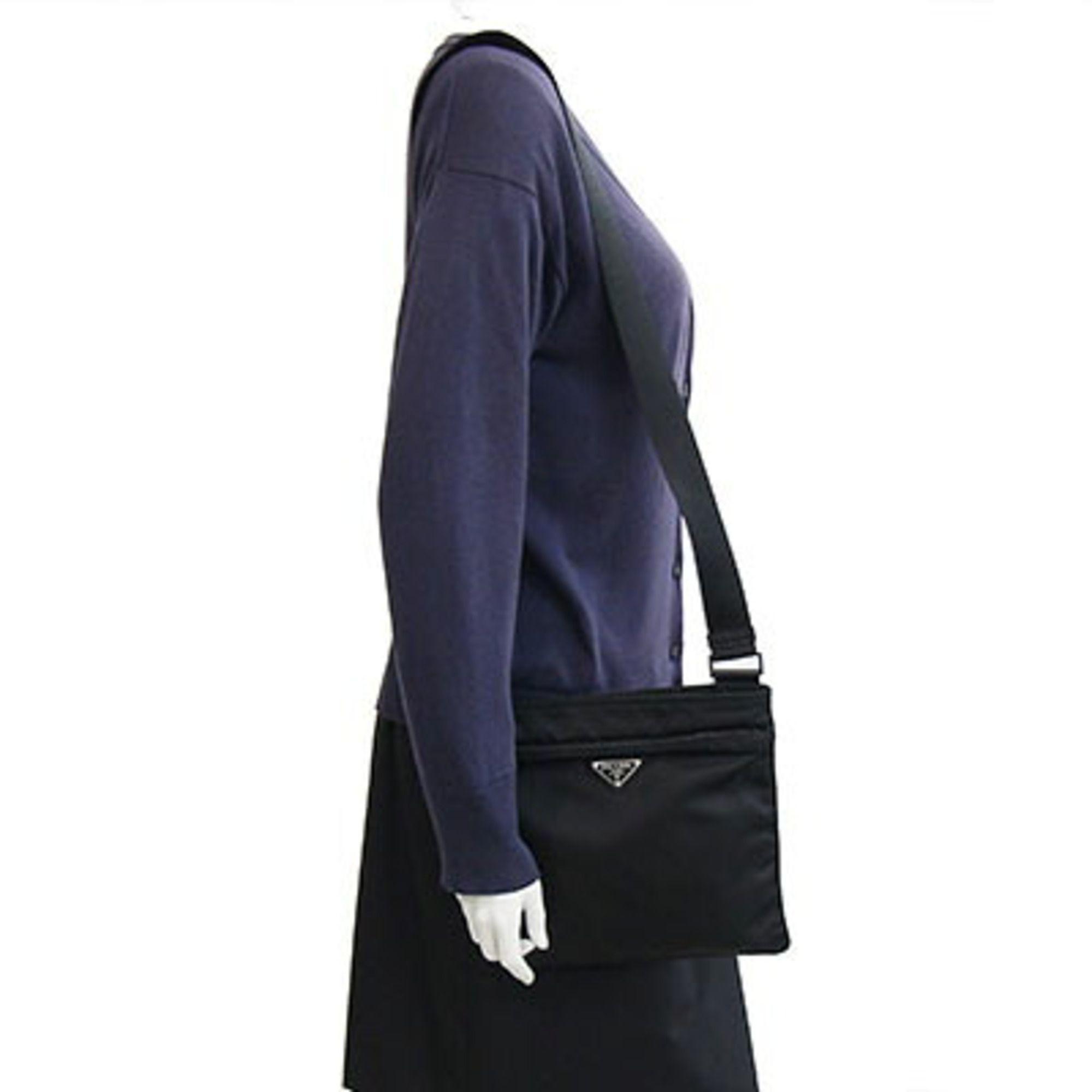 Nylon Leather Shoulder Bag (Pre-Owned) - Prada - Modalova