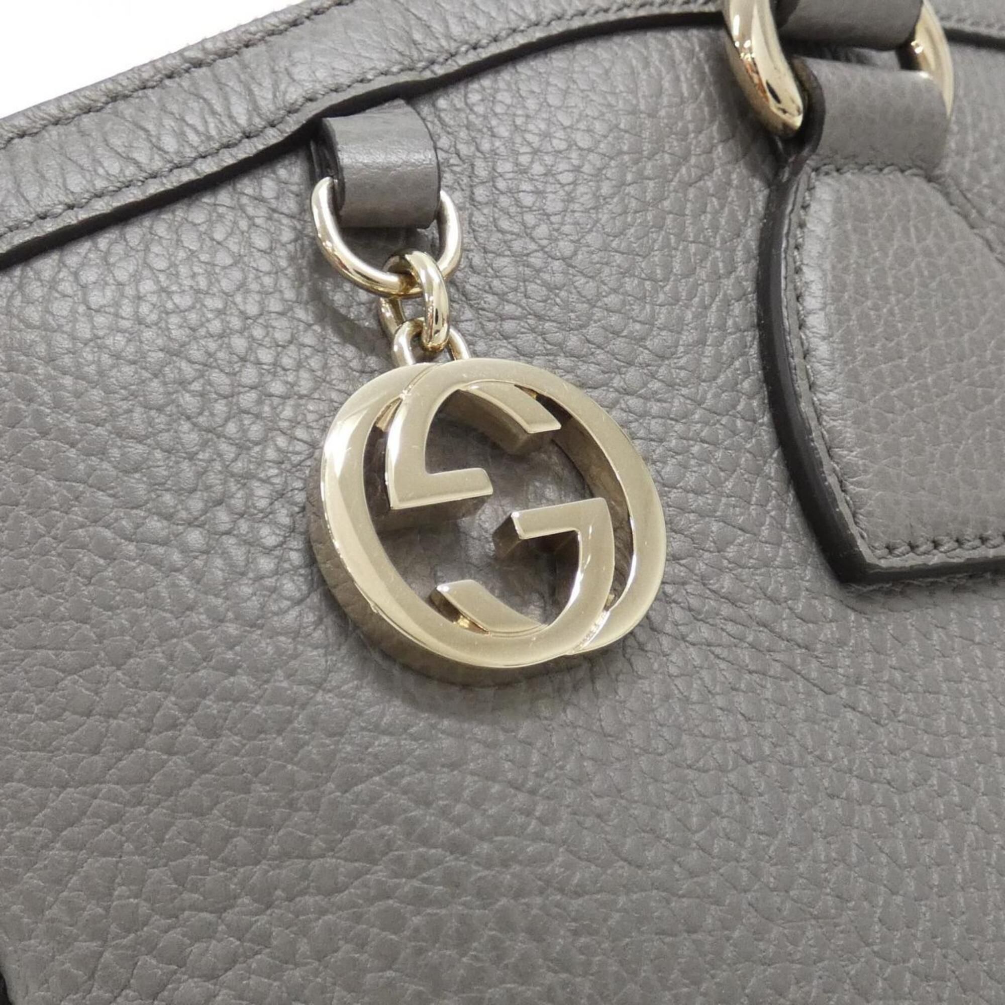 Leather Handbag (Pre-Owned) - Gucci - Modalova