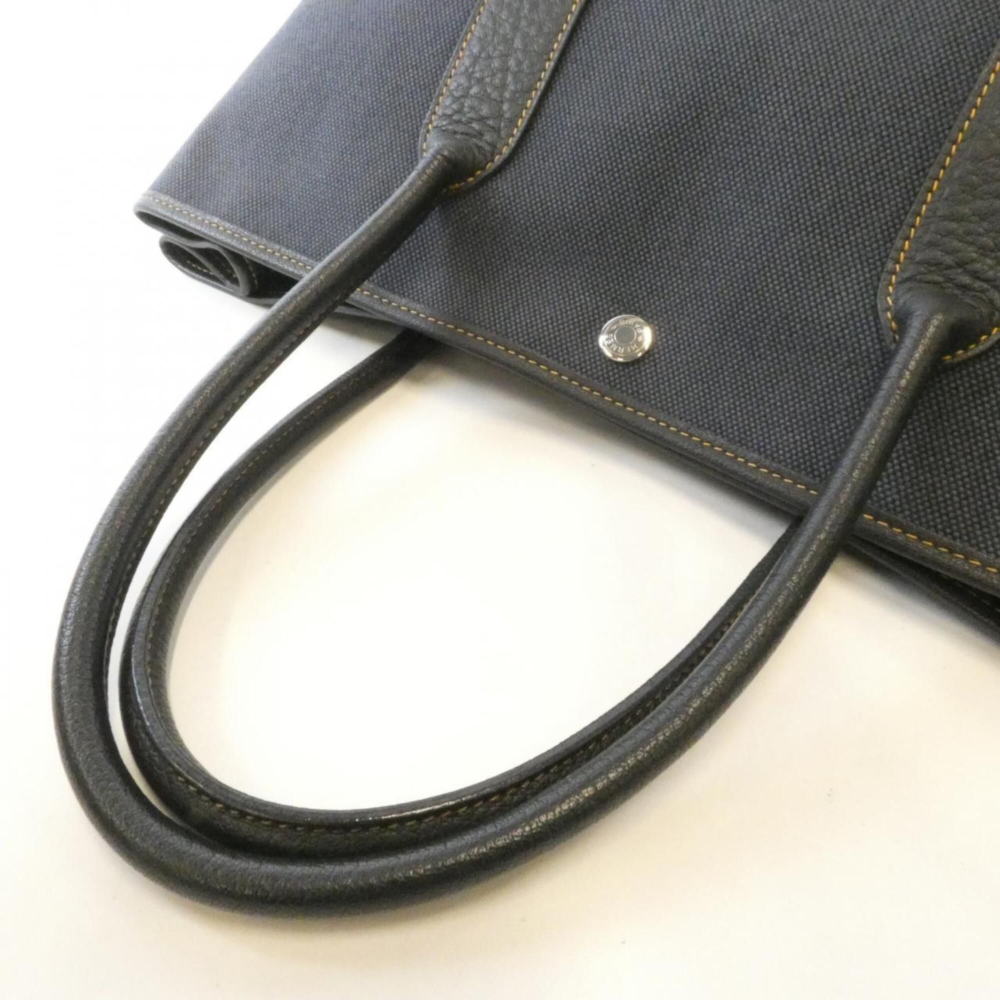 Buffle Skipper Leather Handbag (Pre-Owned) - Hermes - Modalova