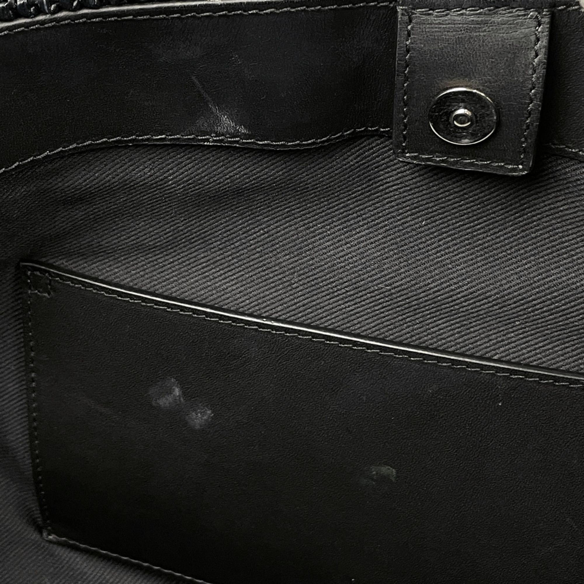 Fabric Leather Tote Bag (Pre-Owned) - Saint Laurent - Modalova