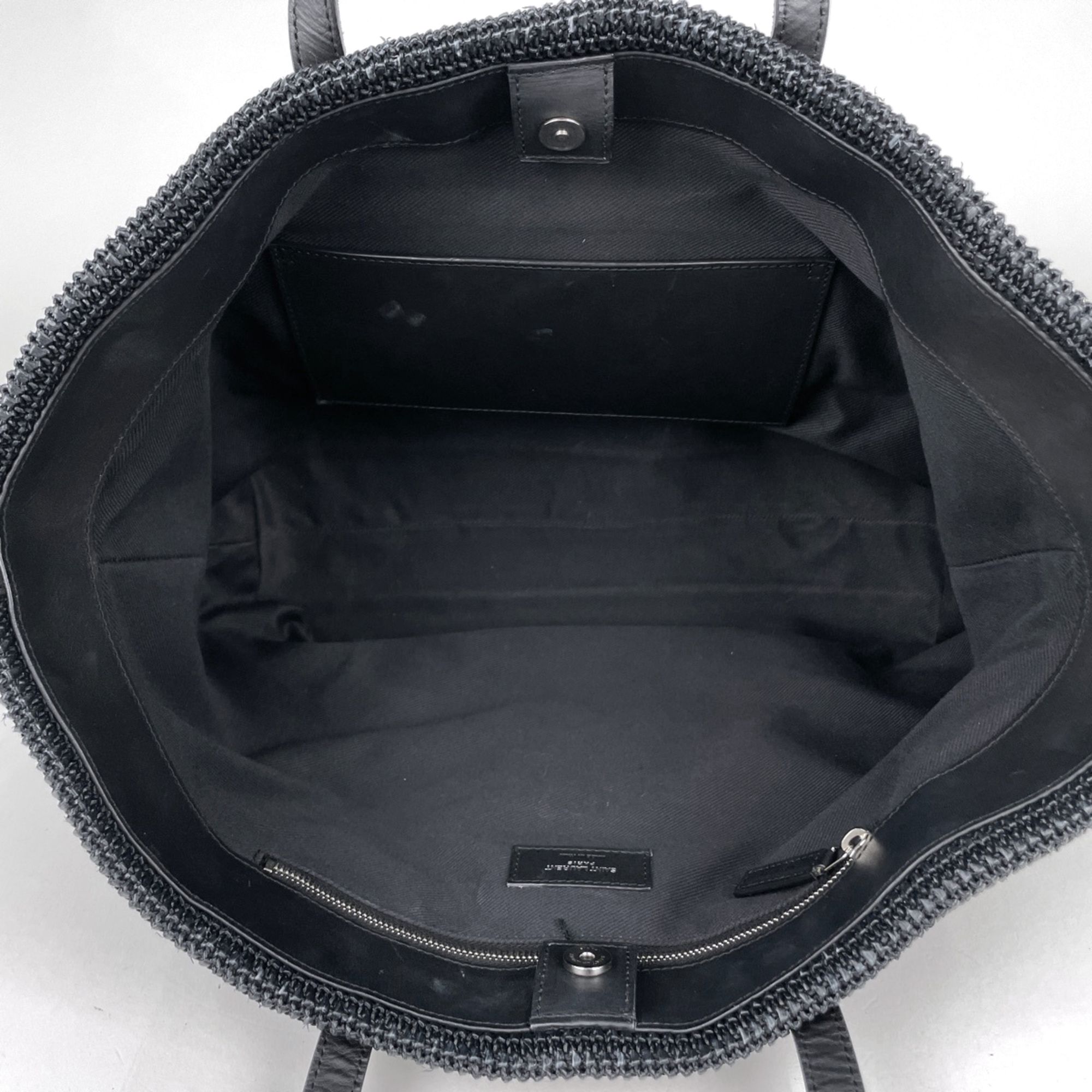Fabric Leather Tote Bag (Pre-Owned) - Saint Laurent - Modalova