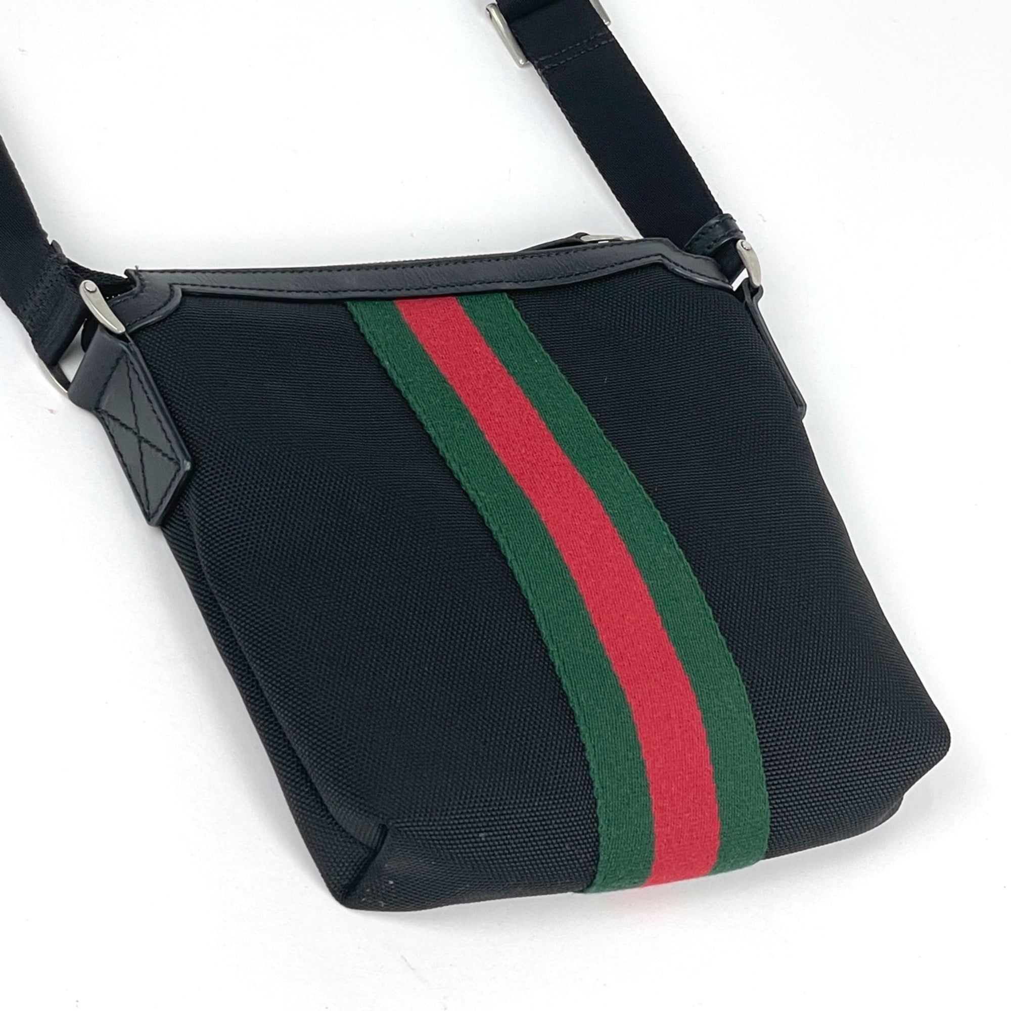 Canvas Leather Shoulder Bag (Pre-Owned) - Gucci - Modalova